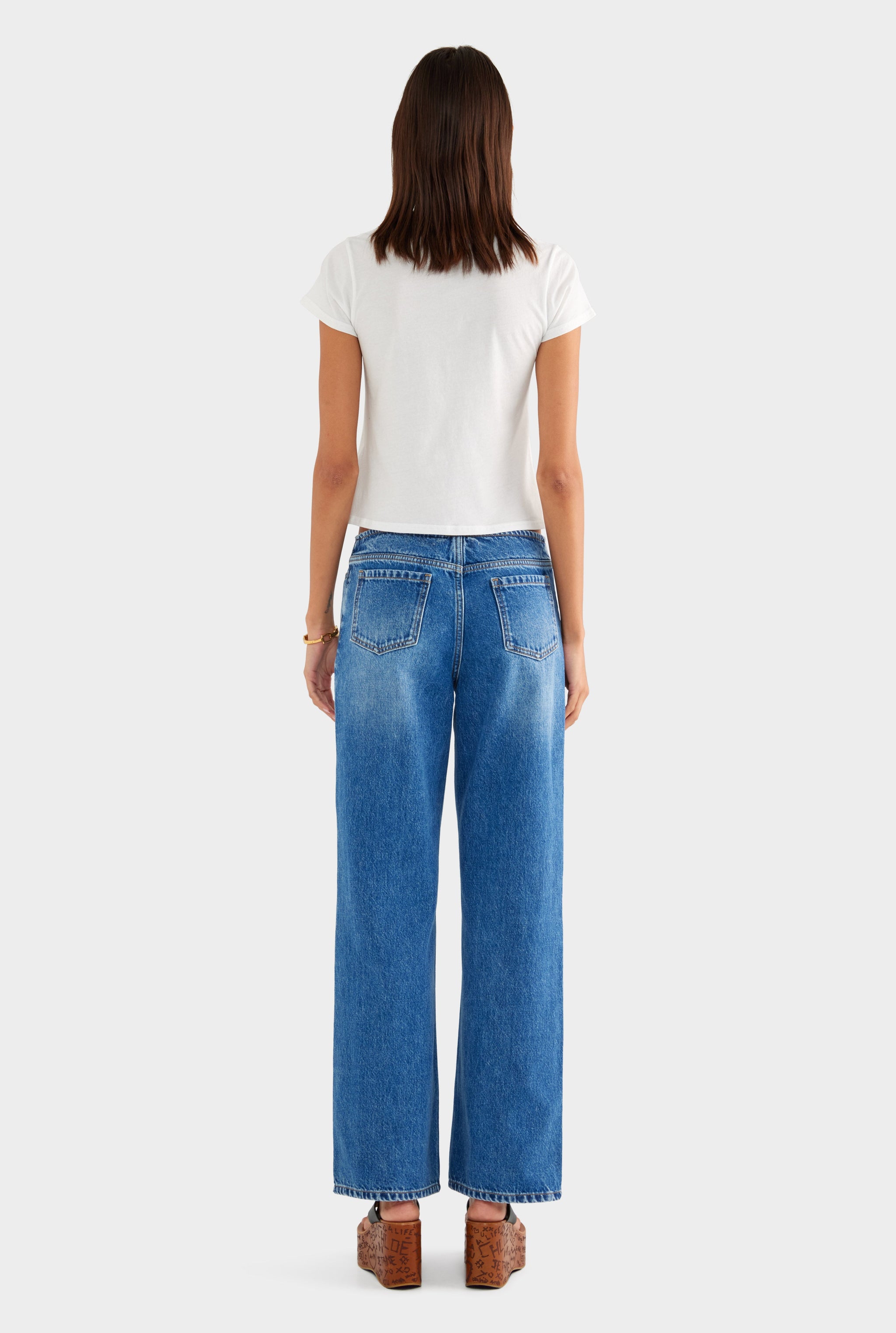 Low Rise Jean - Mid Indigo