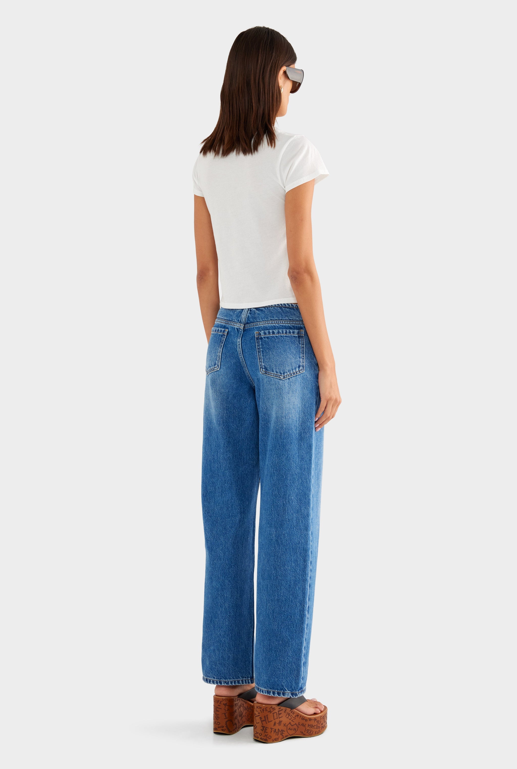 Low Rise Jean - Mid Indigo
