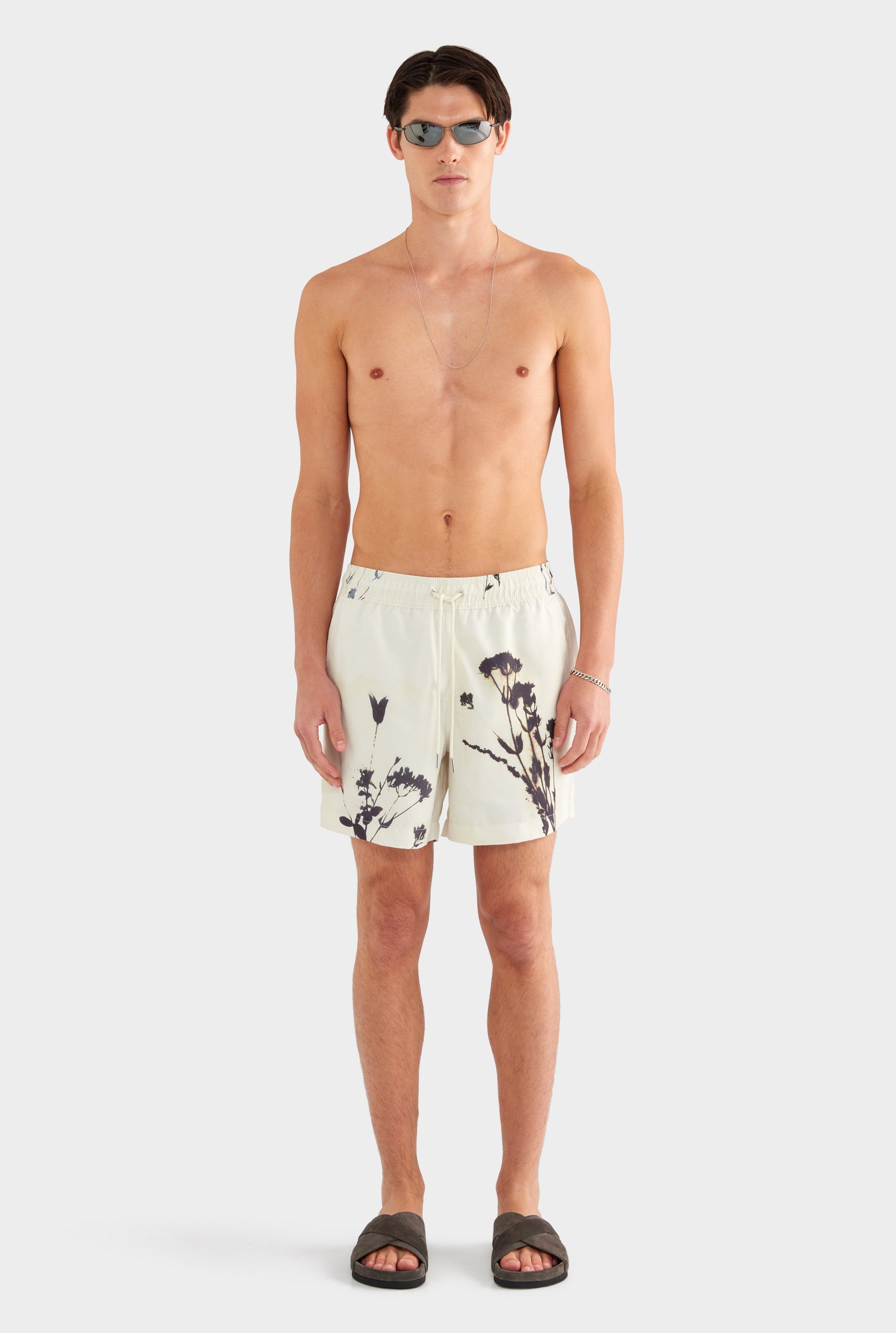 Printed Swim Short - Marseille Dried Floral