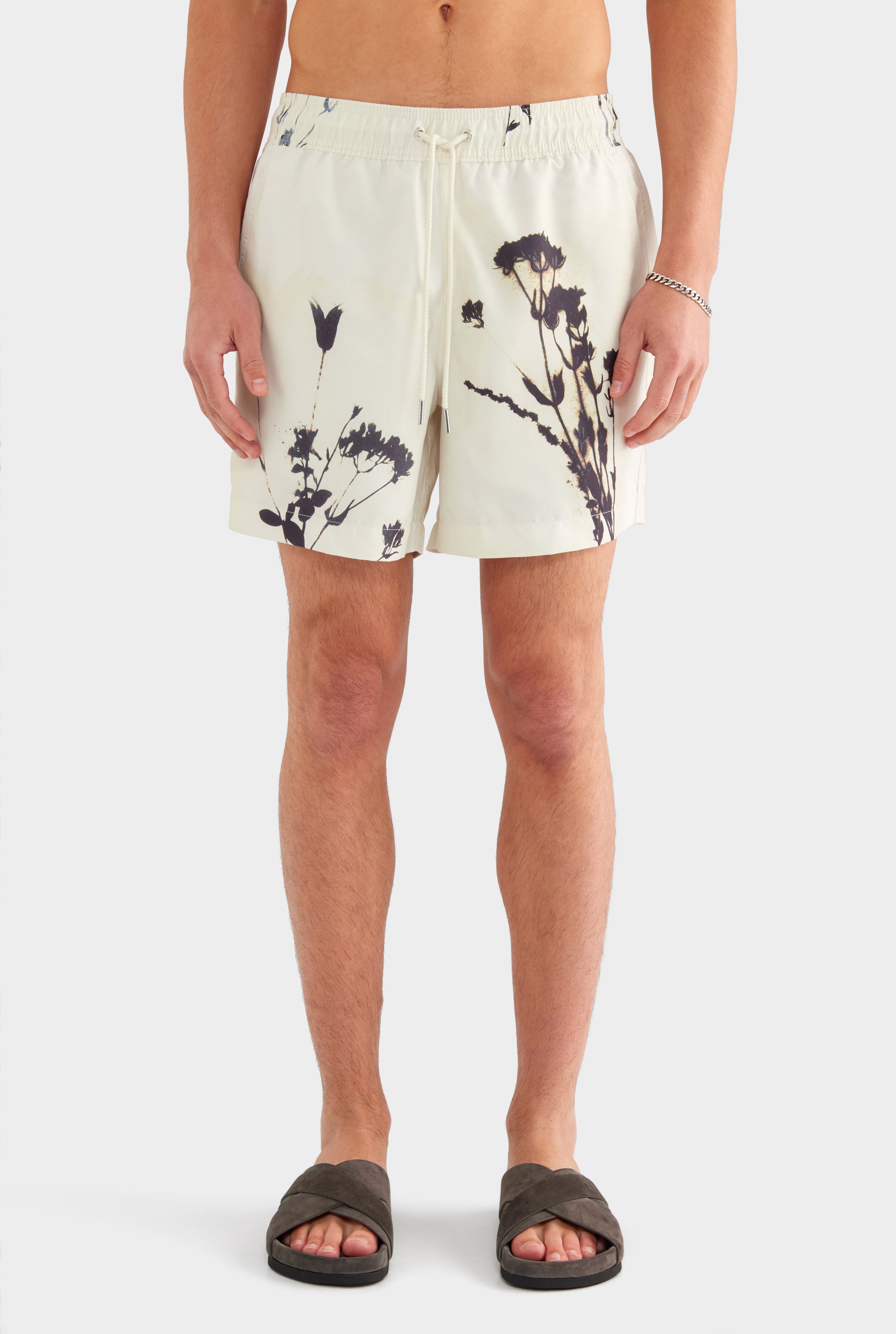 Printed Swim Short - Marseille Dried Floral