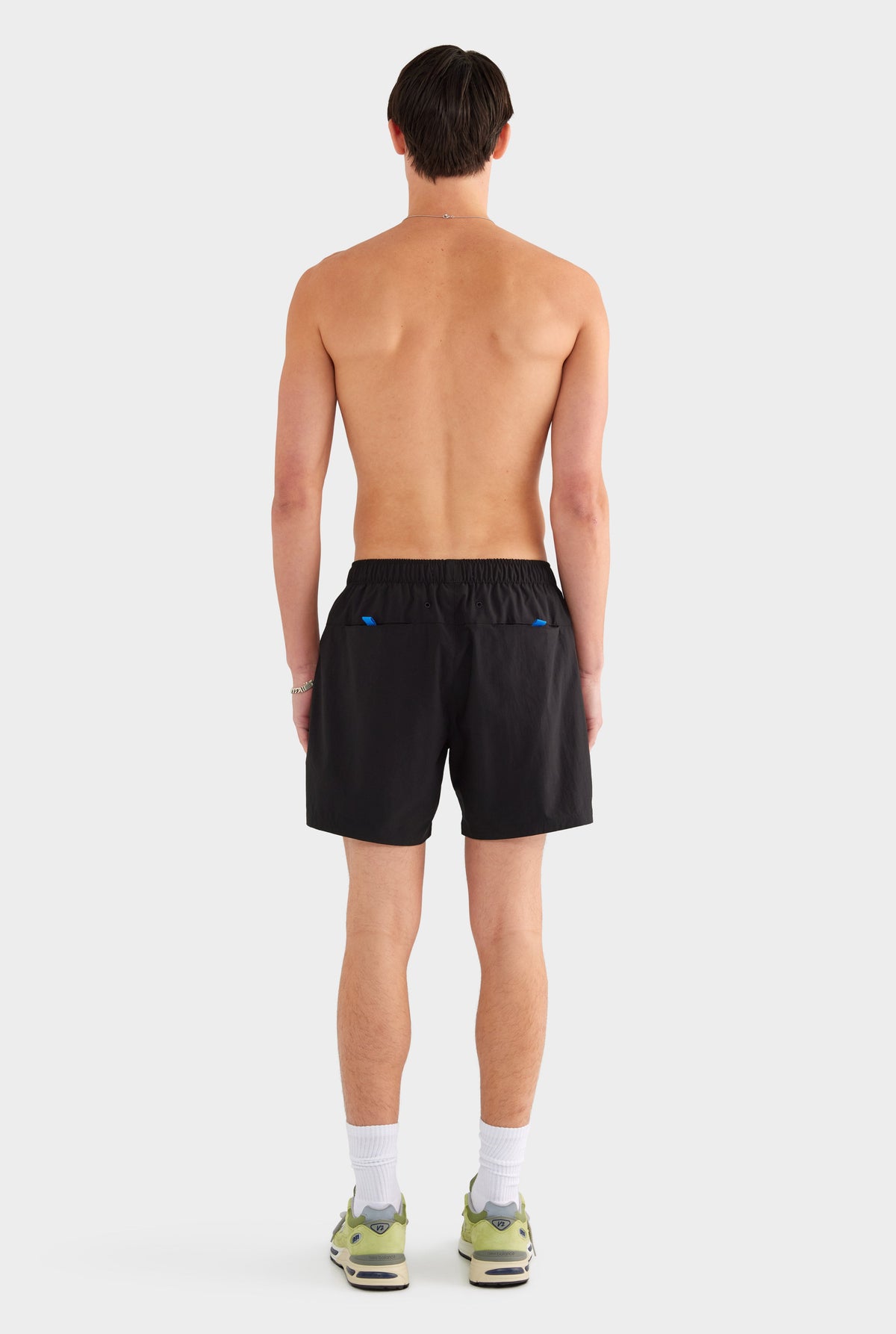 Zip Sports Swim Short - Black