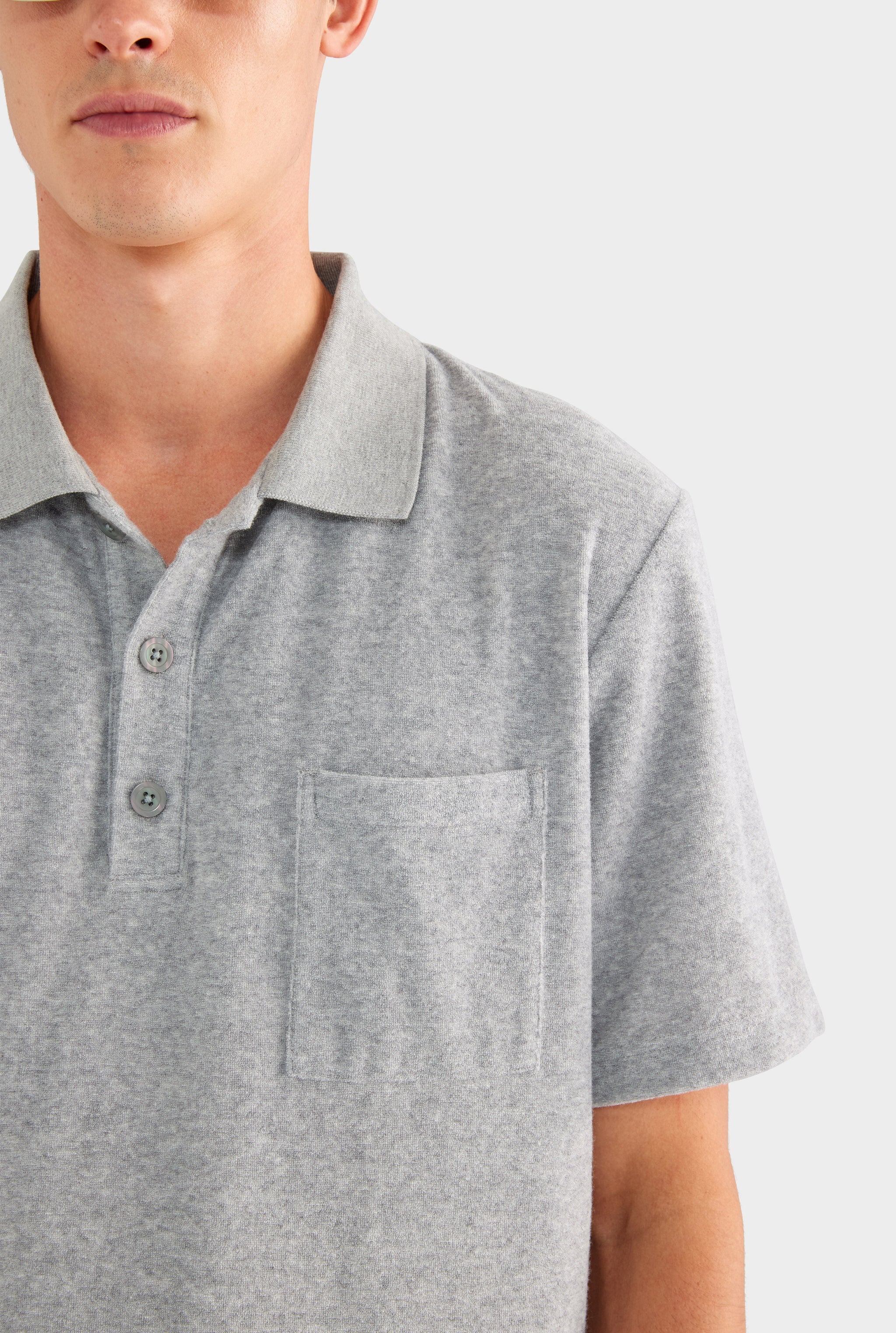Terry Polo - Grey Marl