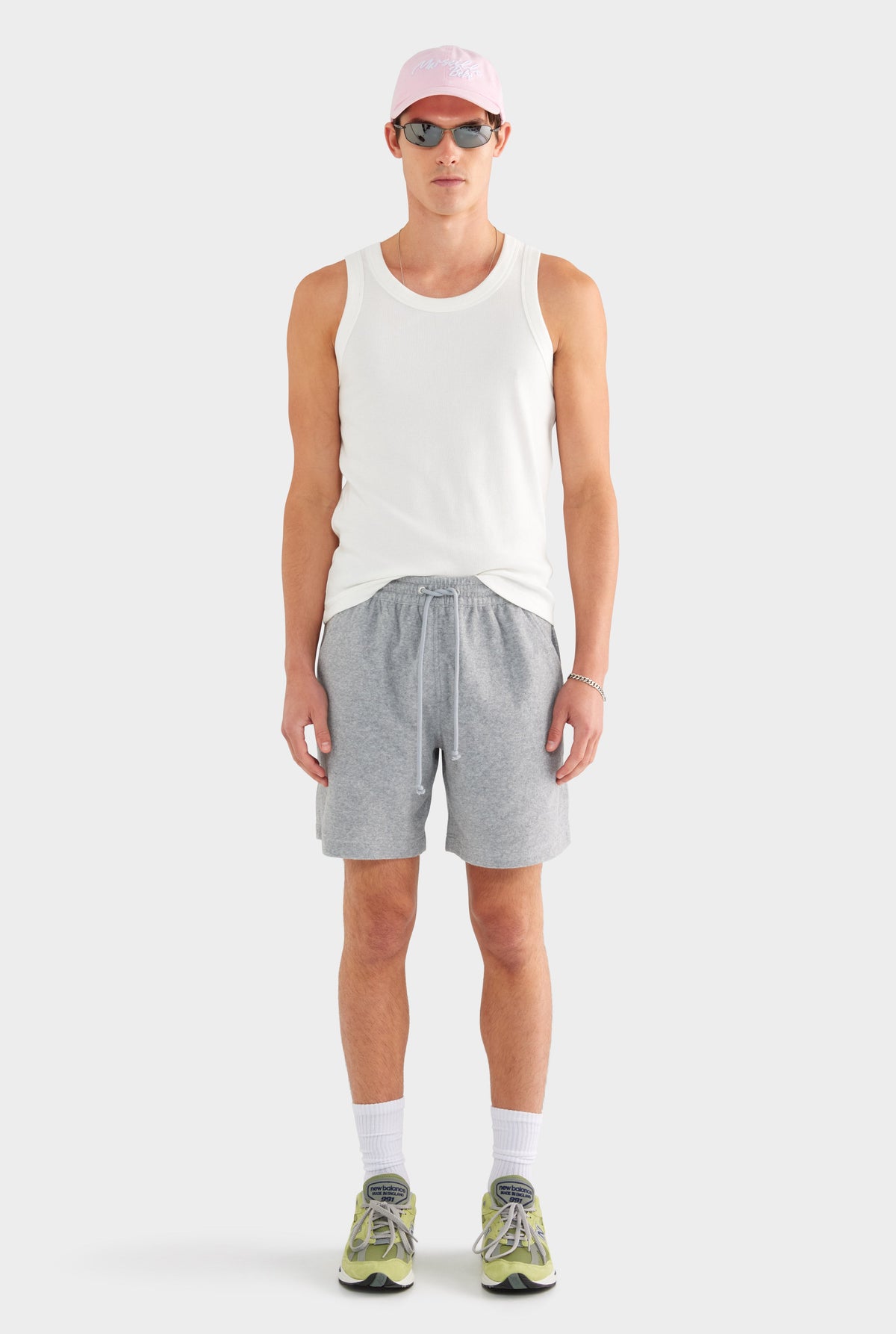 Terry Lounge Short - Grey Marl