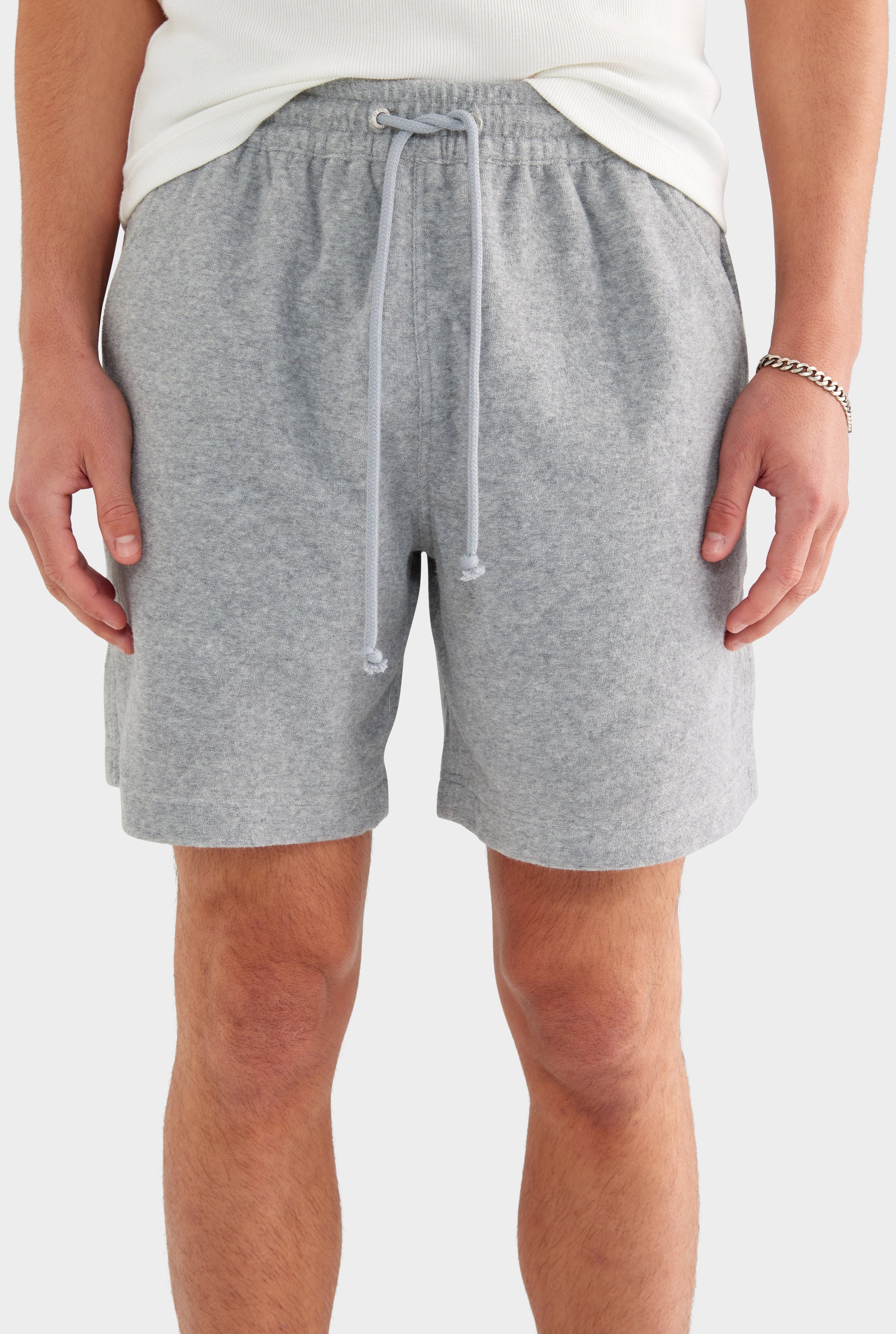 Terry Lounge Short - Grey Marl