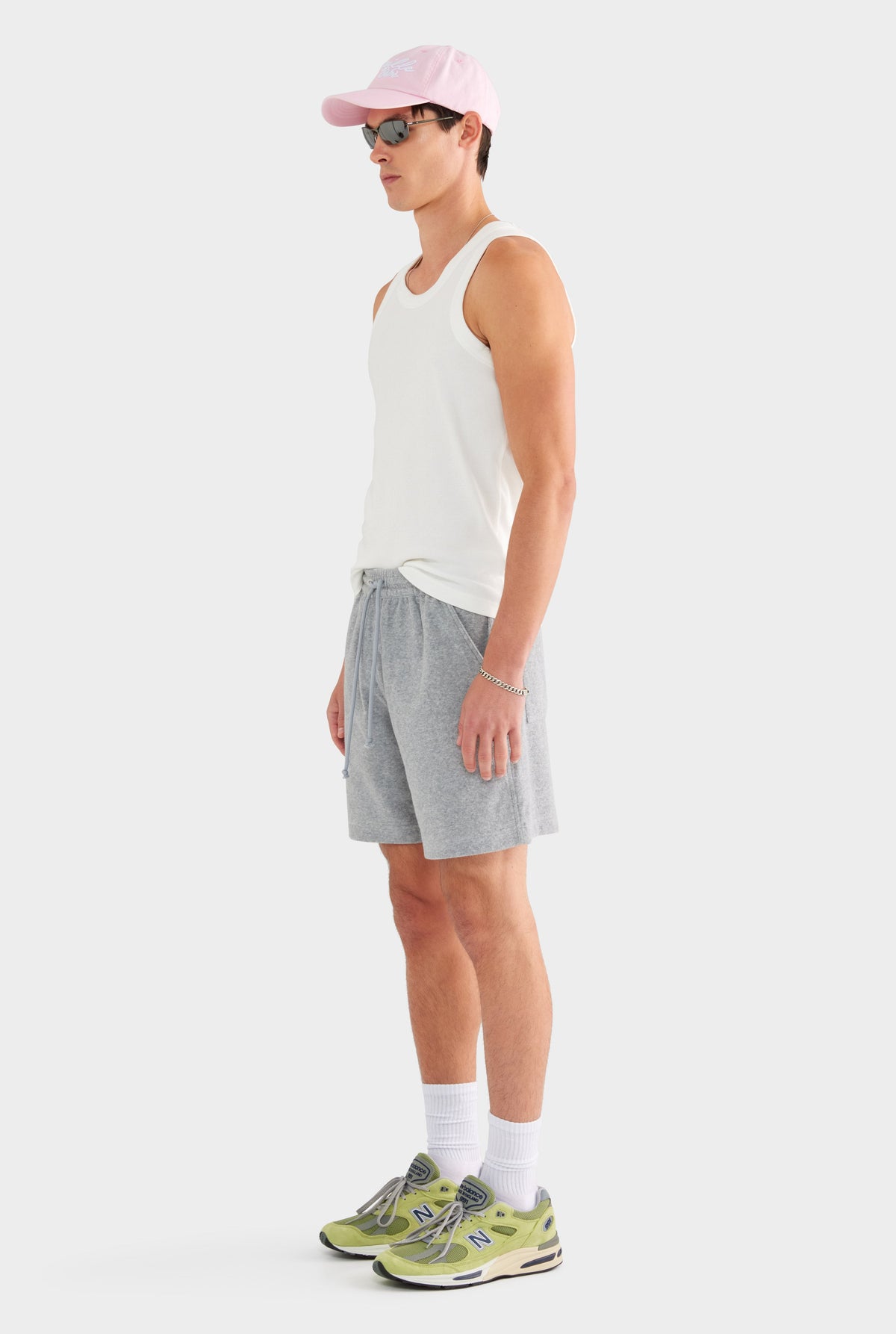 Terry Lounge Short - Grey Marl