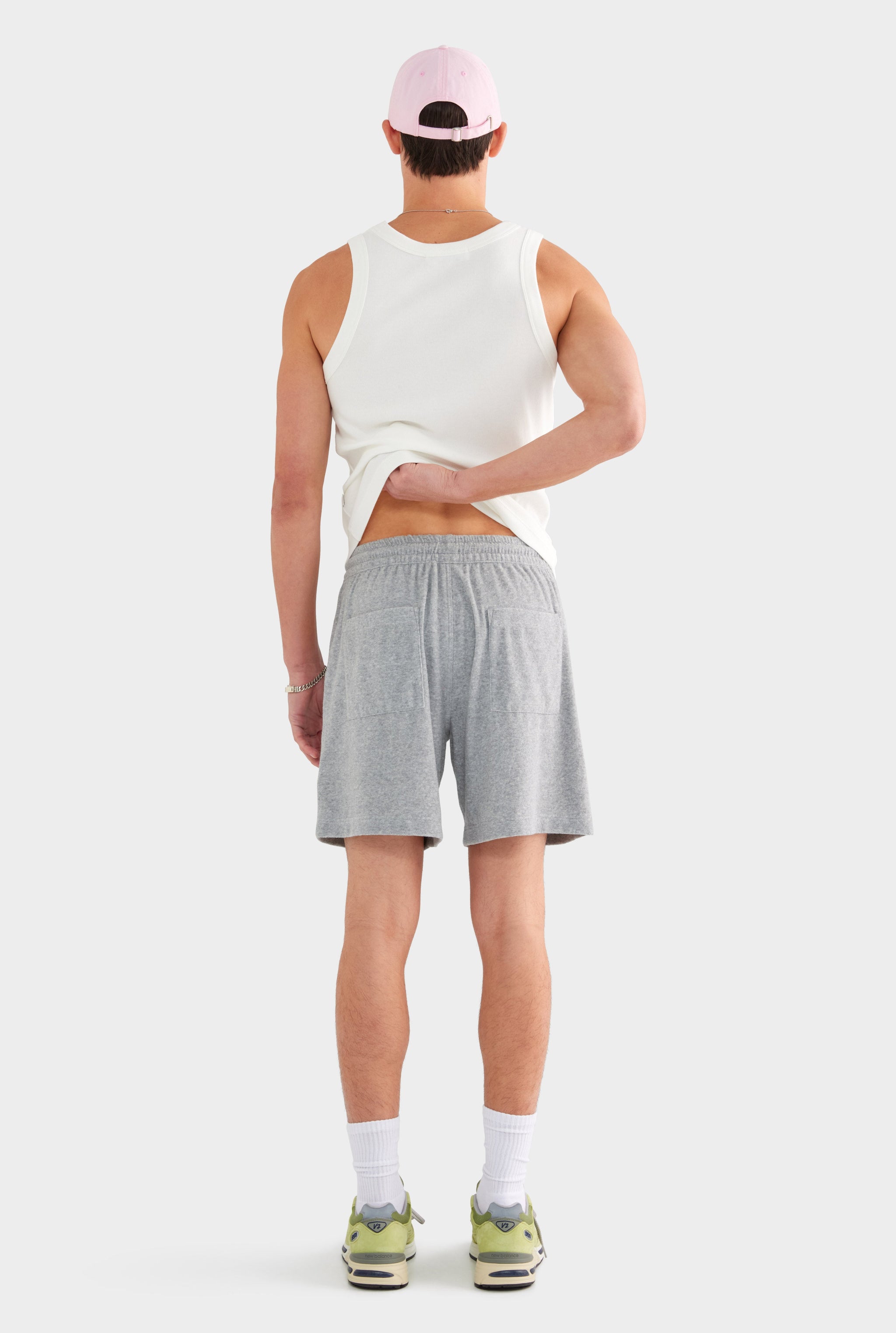 Terry Lounge Short - Grey Marl