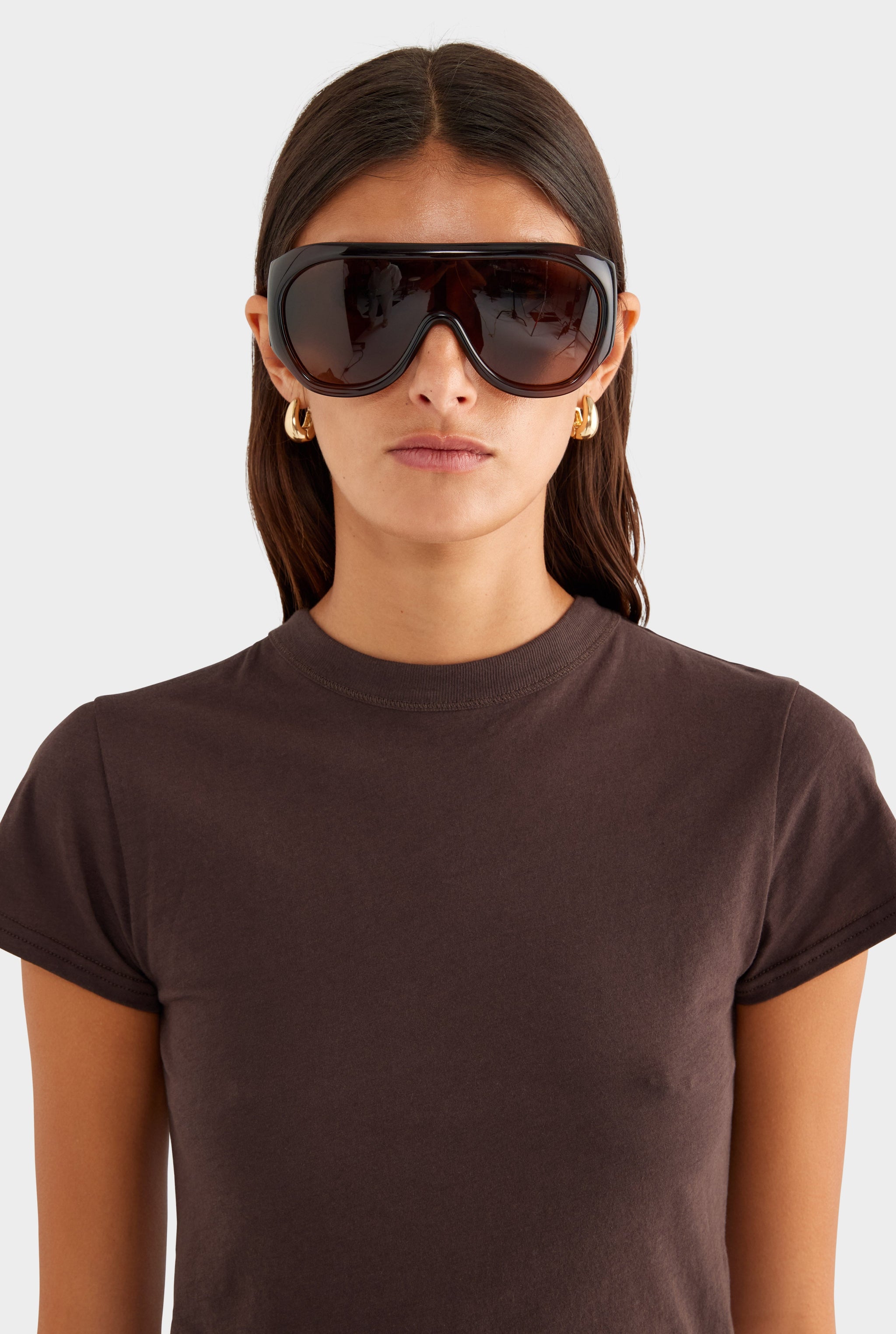 Lightweight Cotton Baby Tee - Dark Chocolate