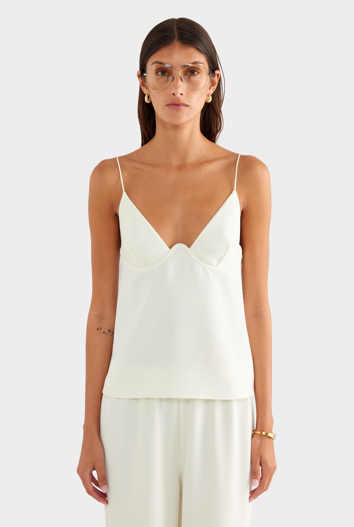 Underwire Cami Top - Off White