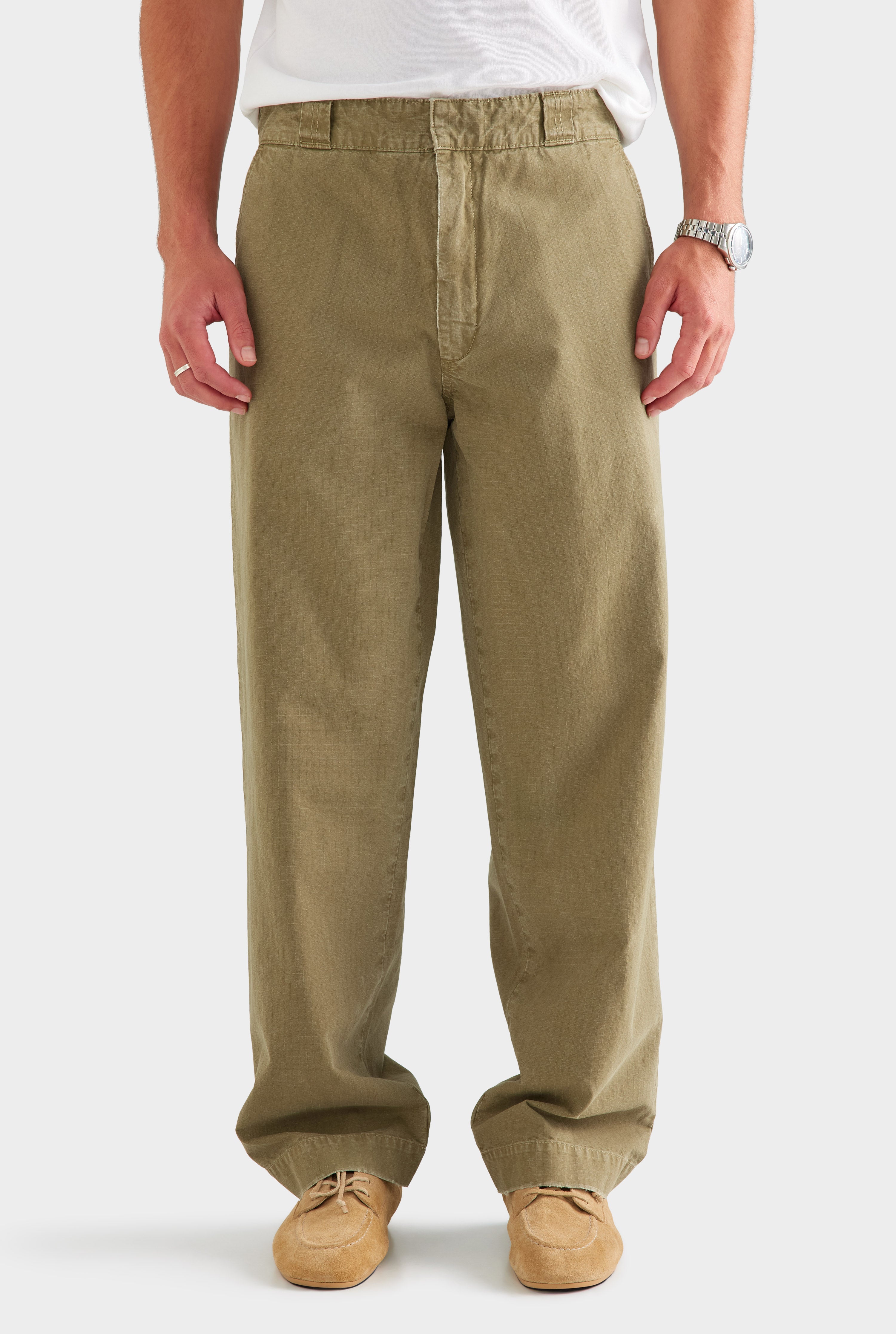 Ripstop Cargo Pant - Dried Herb [[AU_MEDIA:gid://shopify/MediaImage/27763210551383]]