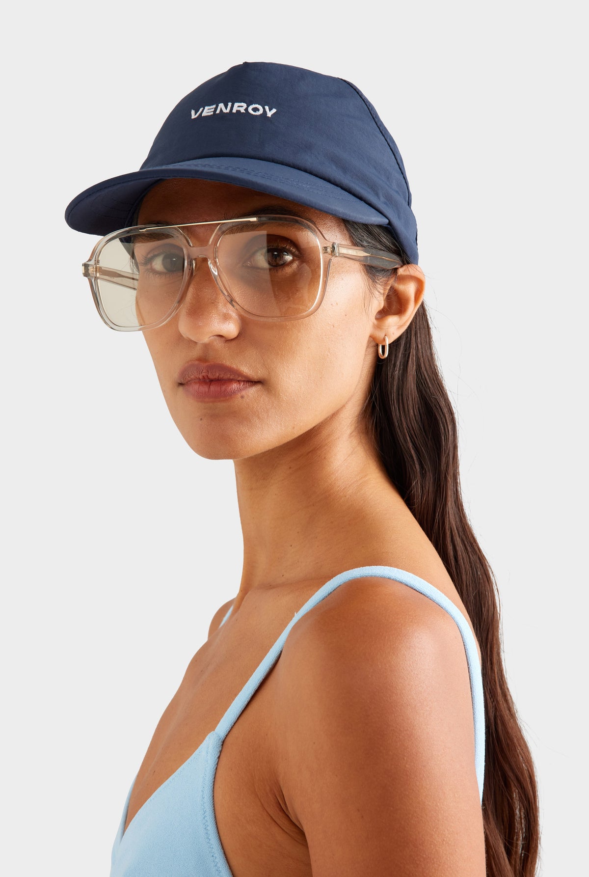 Nylon Sports Cap - Navy [[AU_MEDIA:gid://shopify/MediaImage/27957361115223]]