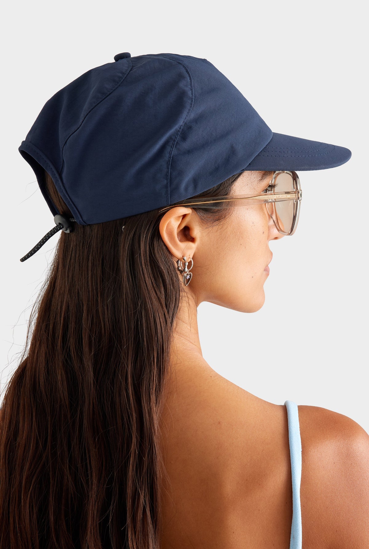 Nylon Sports Cap - Navy [[AU_MEDIA:gid://shopify/MediaImage/27957361213527]]