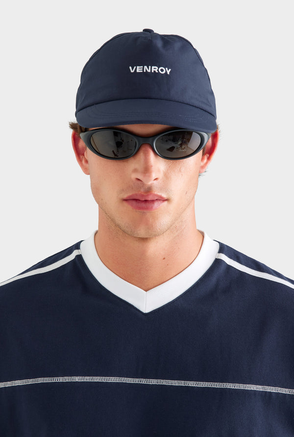 Nylon Sports Cap - Navy [[AU_MEDIA:gid://shopify/MediaImage/27957361246295]]