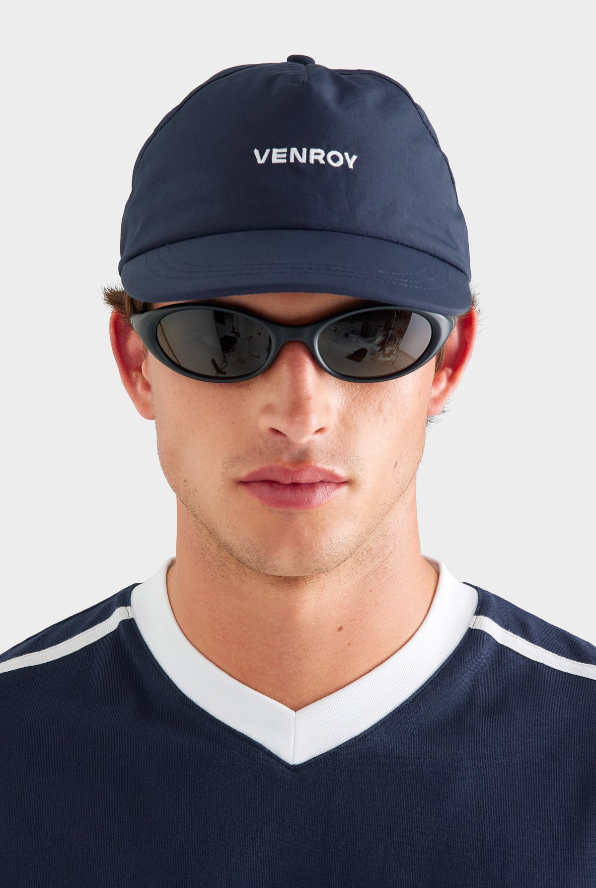 Nylon Sports Cap - Navy [[AU_MEDIA:gid://shopify/MediaImage/27957361279063]]