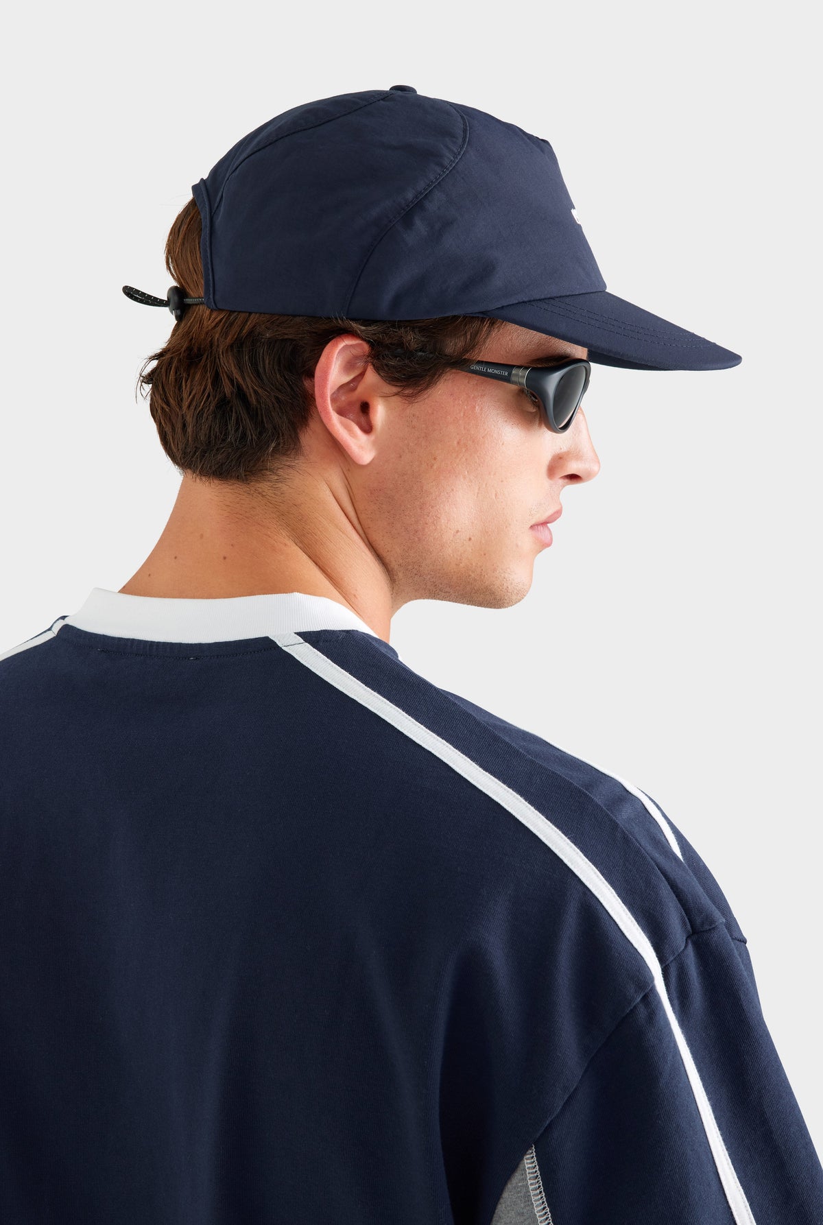 Nylon Sports Cap - Navy [[AU_MEDIA:gid://shopify/MediaImage/27957361377367]]