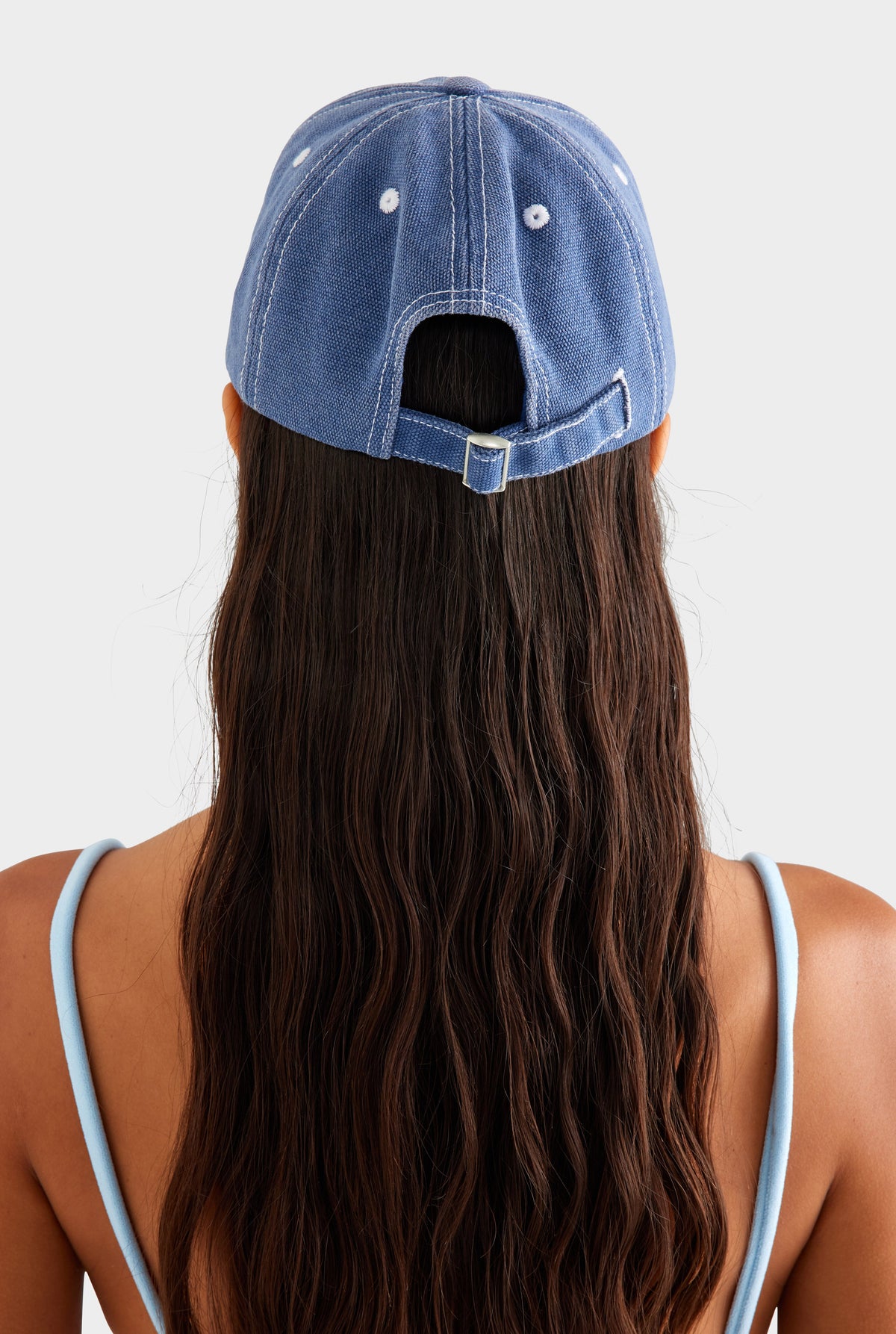 Barcelona Washed Canvas Cap - Washed Blue [[AU_MEDIA:gid://shopify/MediaImage/27957488681047]]