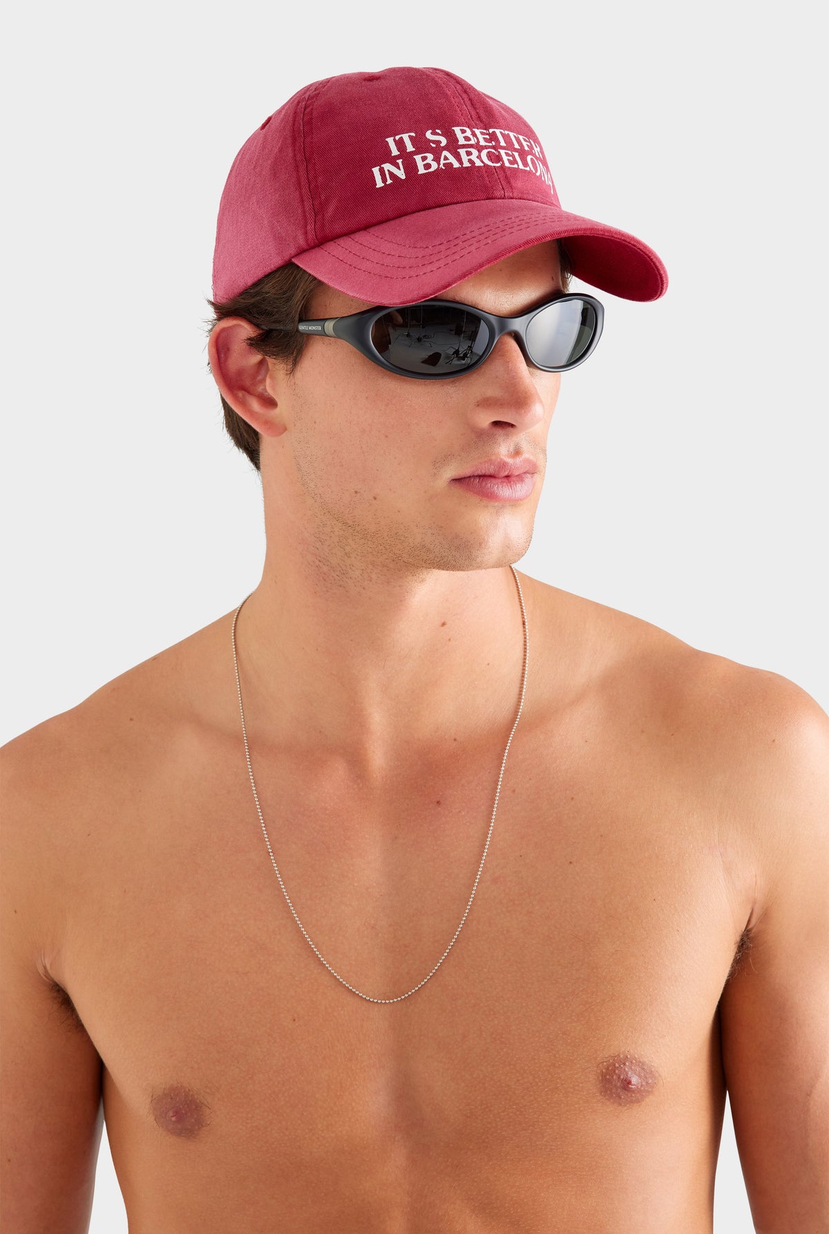 Its Better In Barcelona Cotton Twill Cap - Sangria [[AU_MEDIA:gid://shopify/MediaImage/27767151165527]]