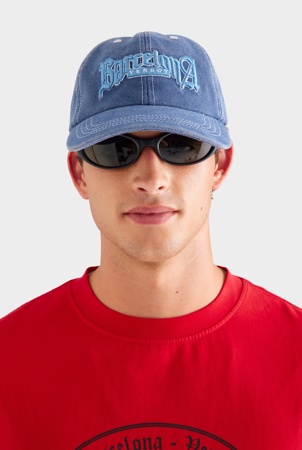 Barcelona Washed Canvas Cap - Washed Blue [[AU_MEDIA:gid://shopify/MediaImage/27957488713815]]
