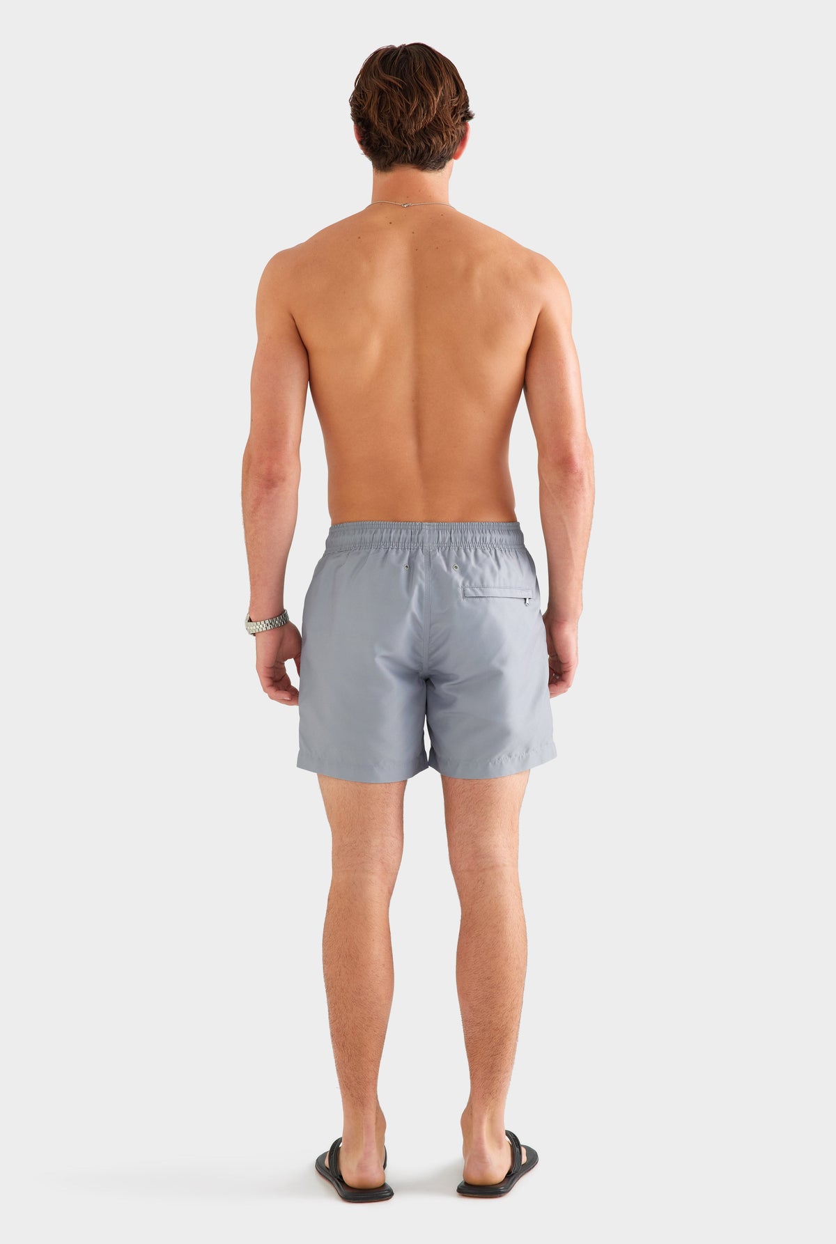 Printed Swim Short - Washed Grey/Barcelona Dragon [[AU_MEDIA:gid://shopify/MediaImage/27759706112087]]