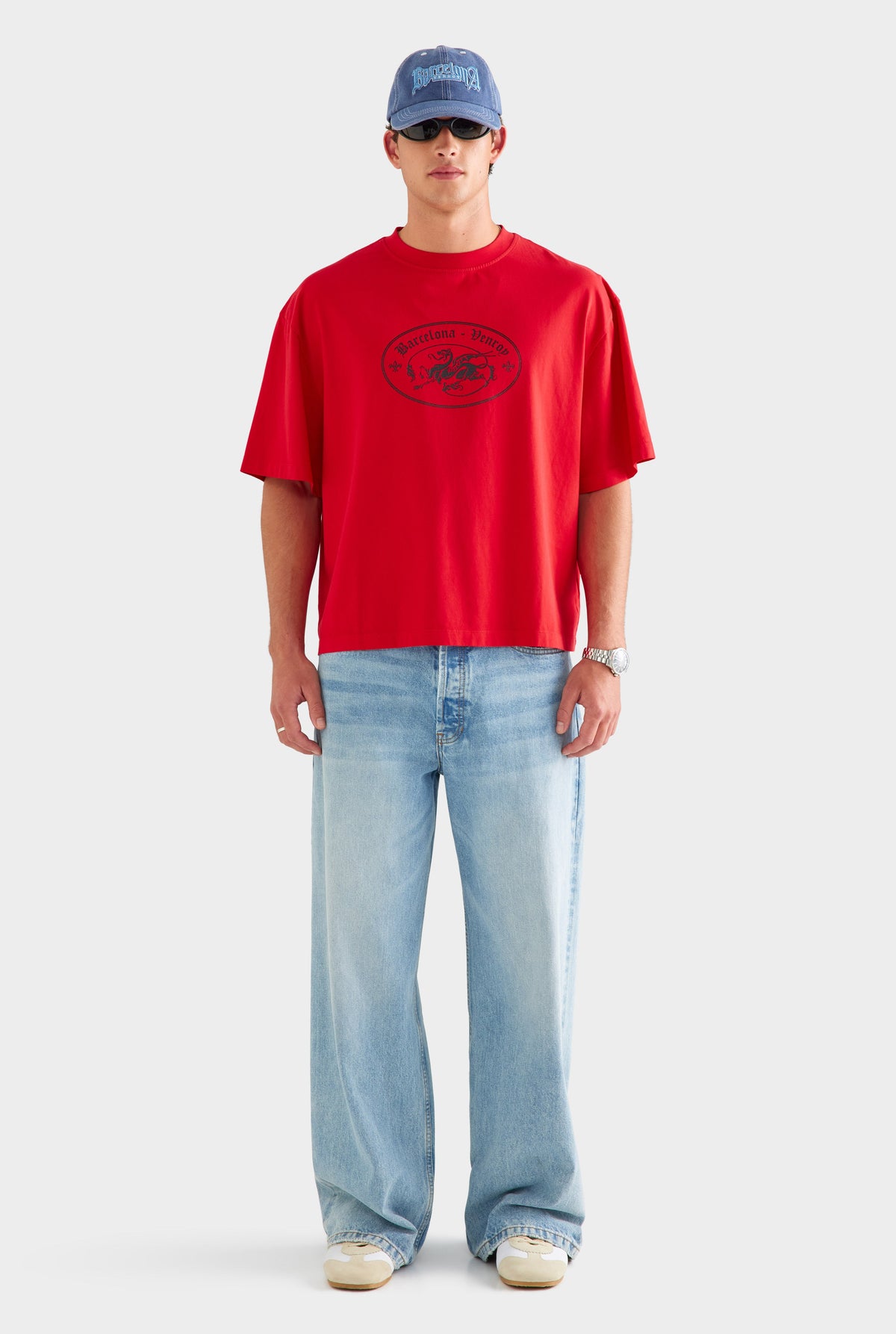Oversized T Shirt - Catalan Red Dragon [[AU_MEDIA:gid://shopify/MediaImage/27759728656471]]