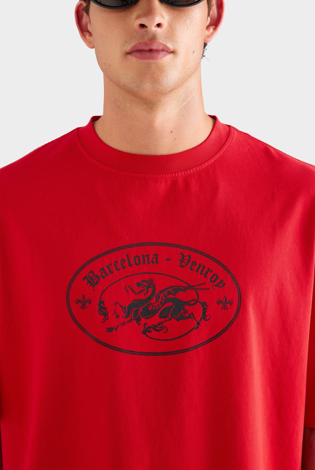 Oversized T Shirt - Catalan Red Dragon [[AU_MEDIA:gid://shopify/MediaImage/27759731474519]]
