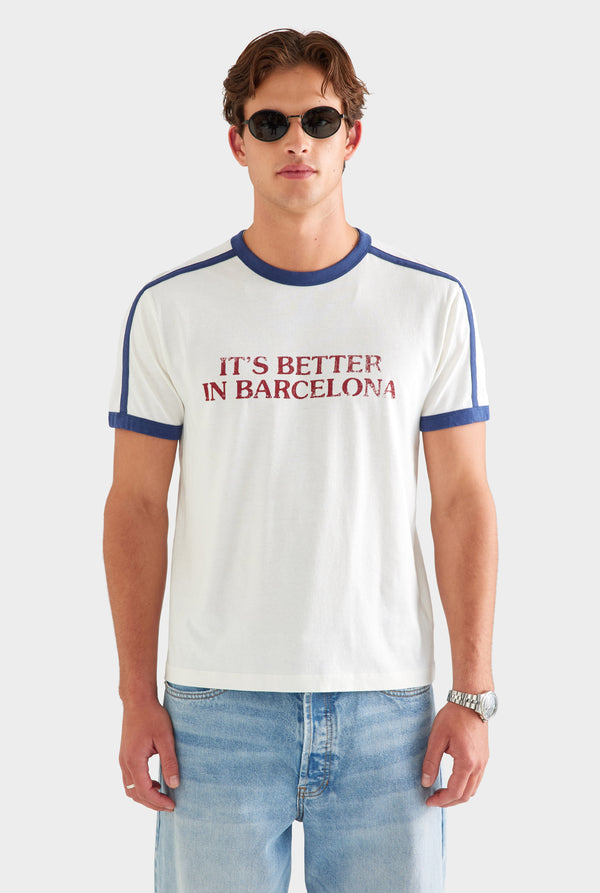 Cotton Slub Ringer T Shirt - White/Navy [[AU_MEDIA:gid://shopify/MediaImage/27759748448343]]
