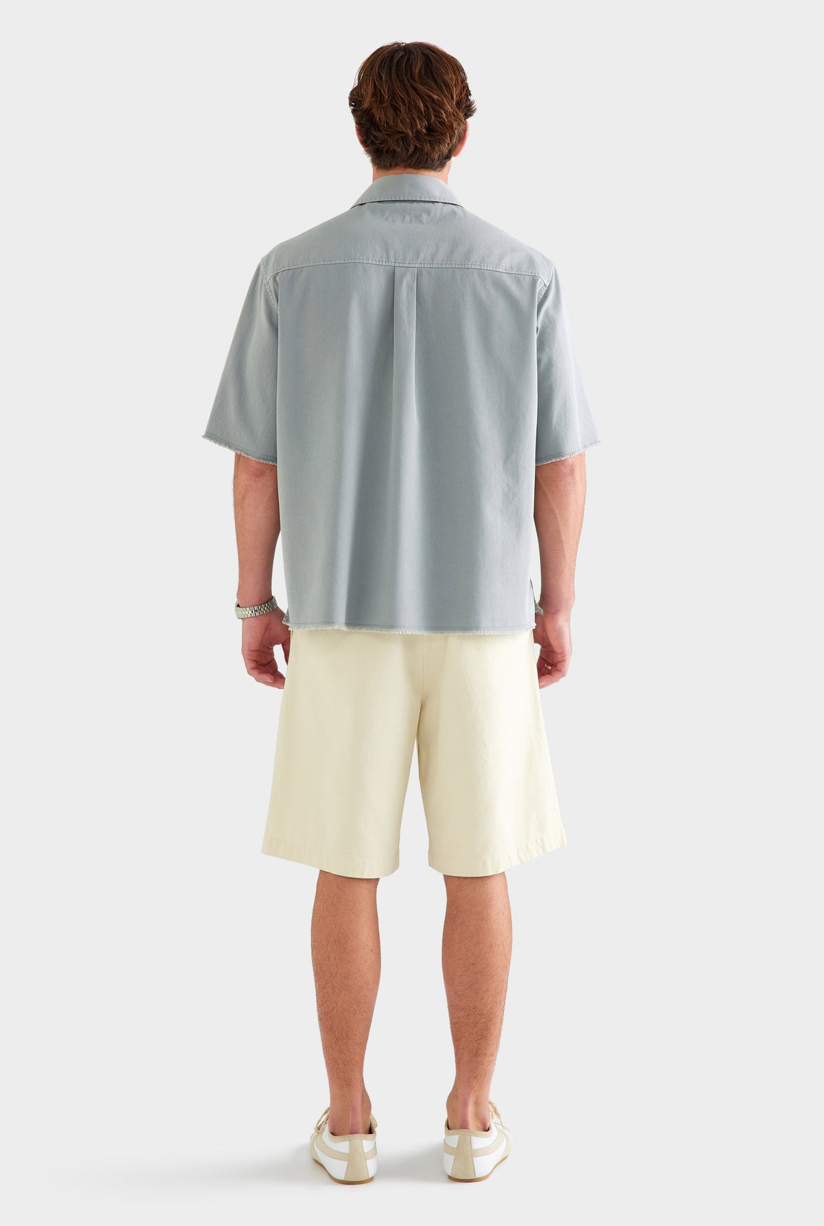 Pigment Dyed Mechanic Shirt - Washed Grey [[AU_MEDIA:gid://shopify/MediaImage/27759761129559]]