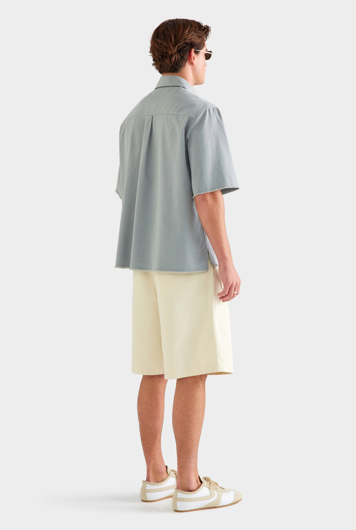 Pigment Dyed Mechanic Shirt - Washed Grey [[AU_MEDIA:gid://shopify/MediaImage/27759761358935]]