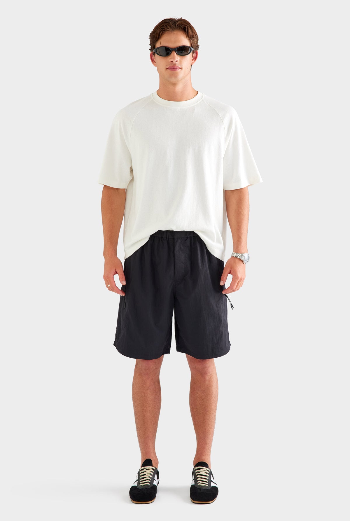 Nylon Utility Short - Black [[AU_MEDIA:gid://shopify/MediaImage/27759805333591]]