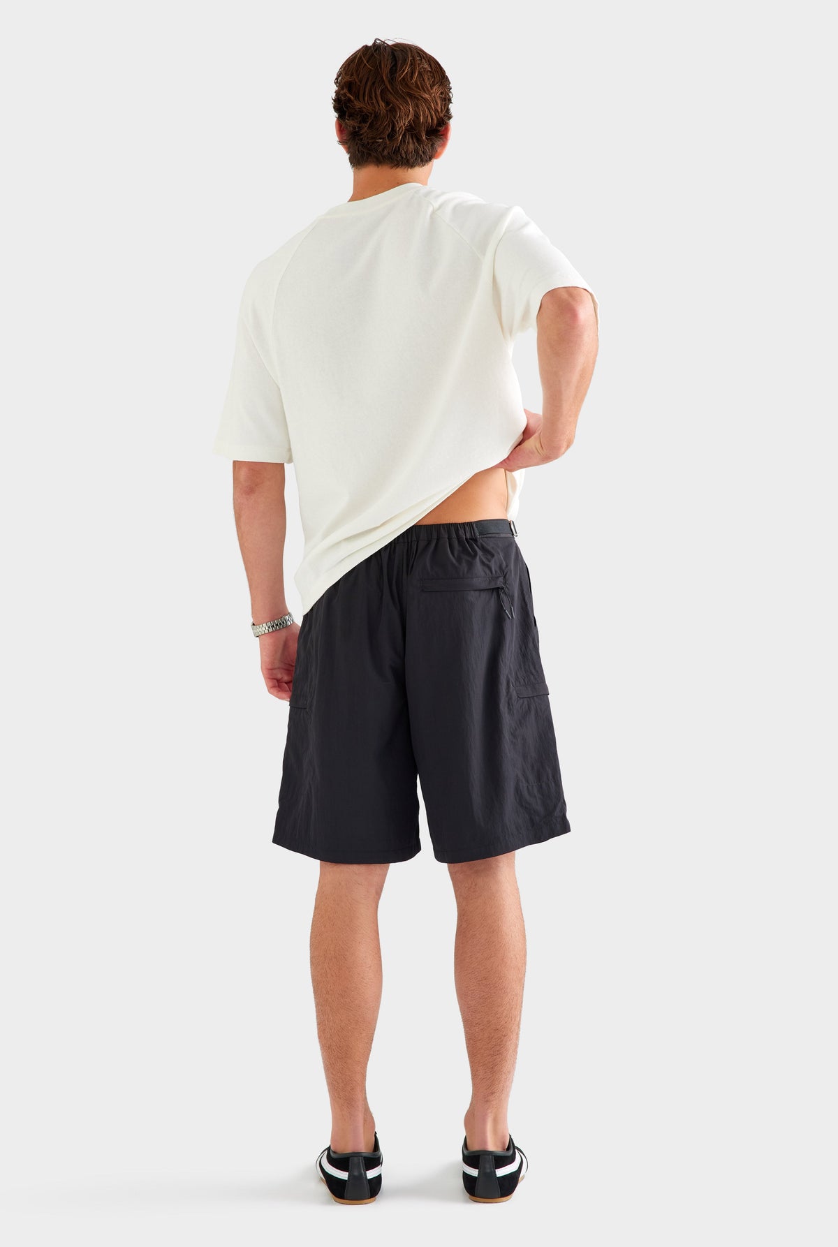 Nylon Utility Short - Black [[AU_MEDIA:gid://shopify/MediaImage/27759802122327]]