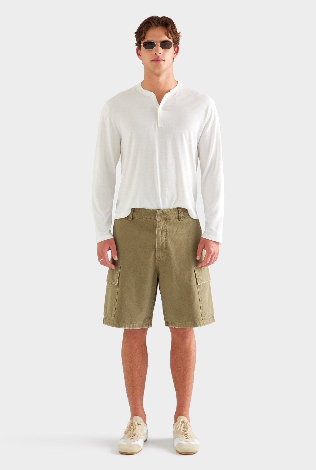 Ripstop Cargo Short - Dried Herb [[AU_MEDIA:gid://shopify/MediaImage/27759806513239]]