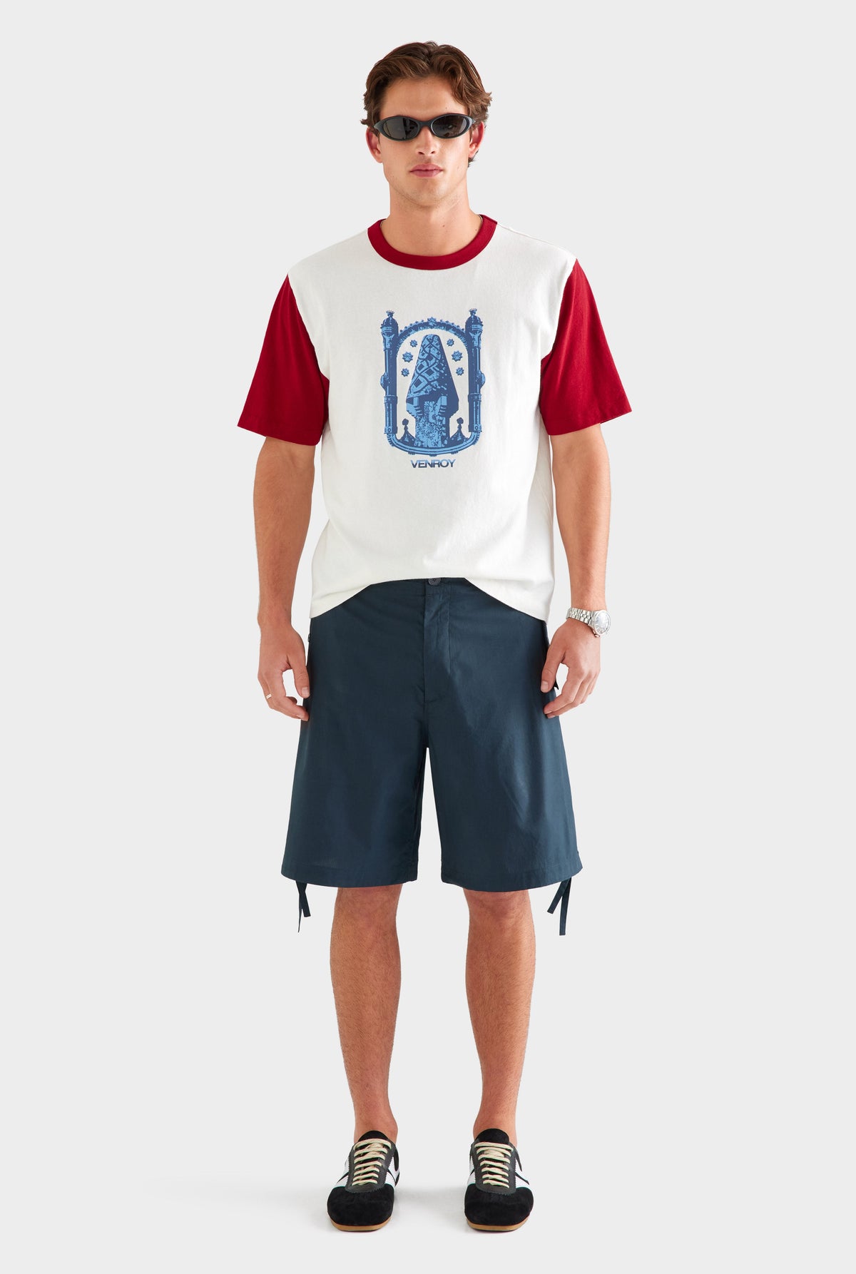 Cotton Poplin Parachute Short - Navy [[AU_MEDIA:gid://shopify/MediaImage/27957250883671]]