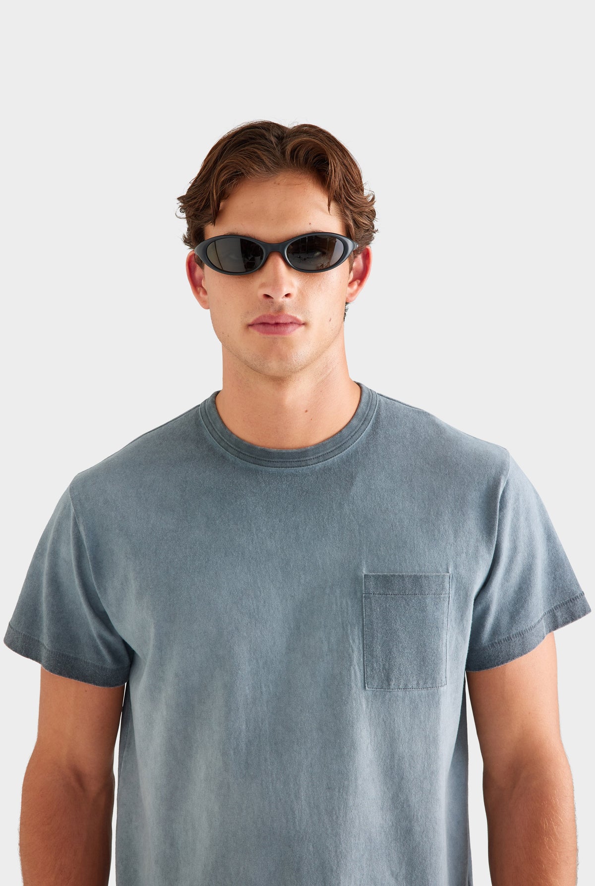 Cotton Slub Pocket Tee - Washed Ink [[AU_MEDIA:gid://shopify/MediaImage/27955558514775]]