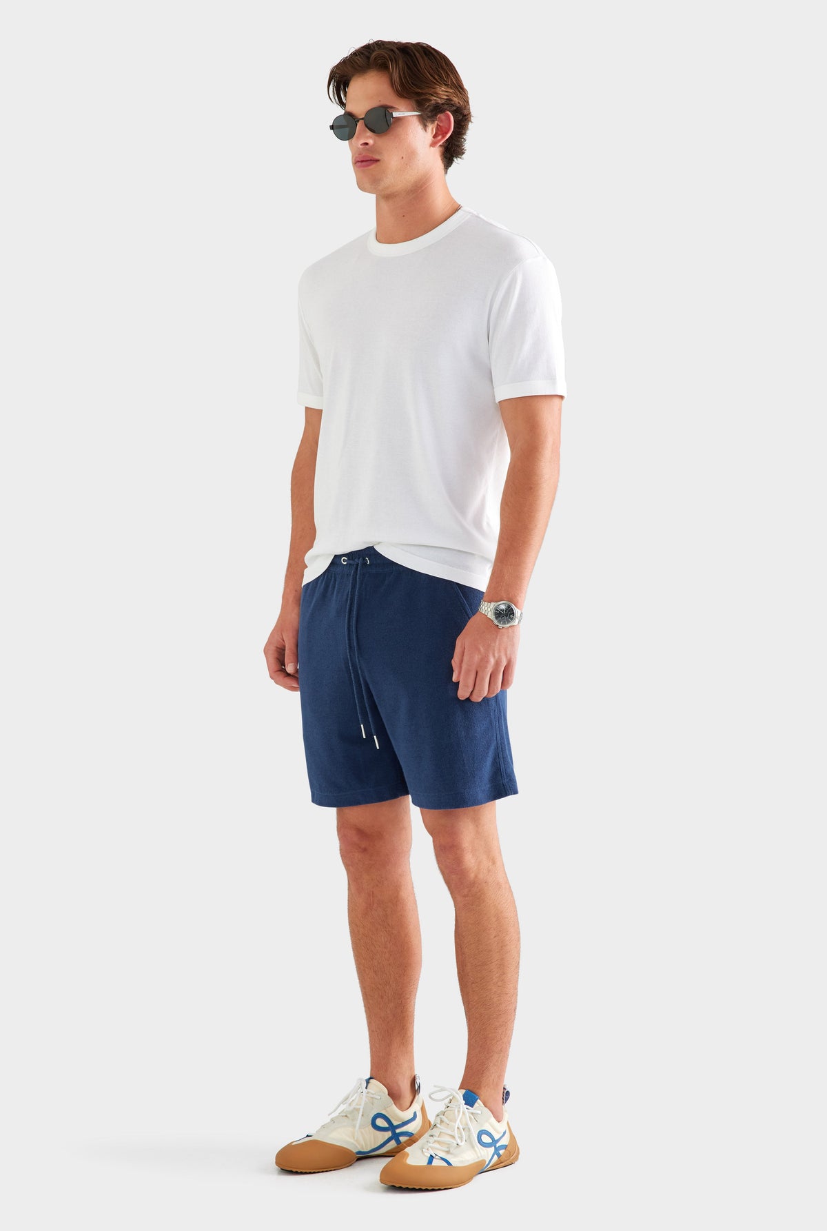 Terry Lounge Short - Navy [[AU_MEDIA:gid://shopify/MediaImage/27955573456983]]