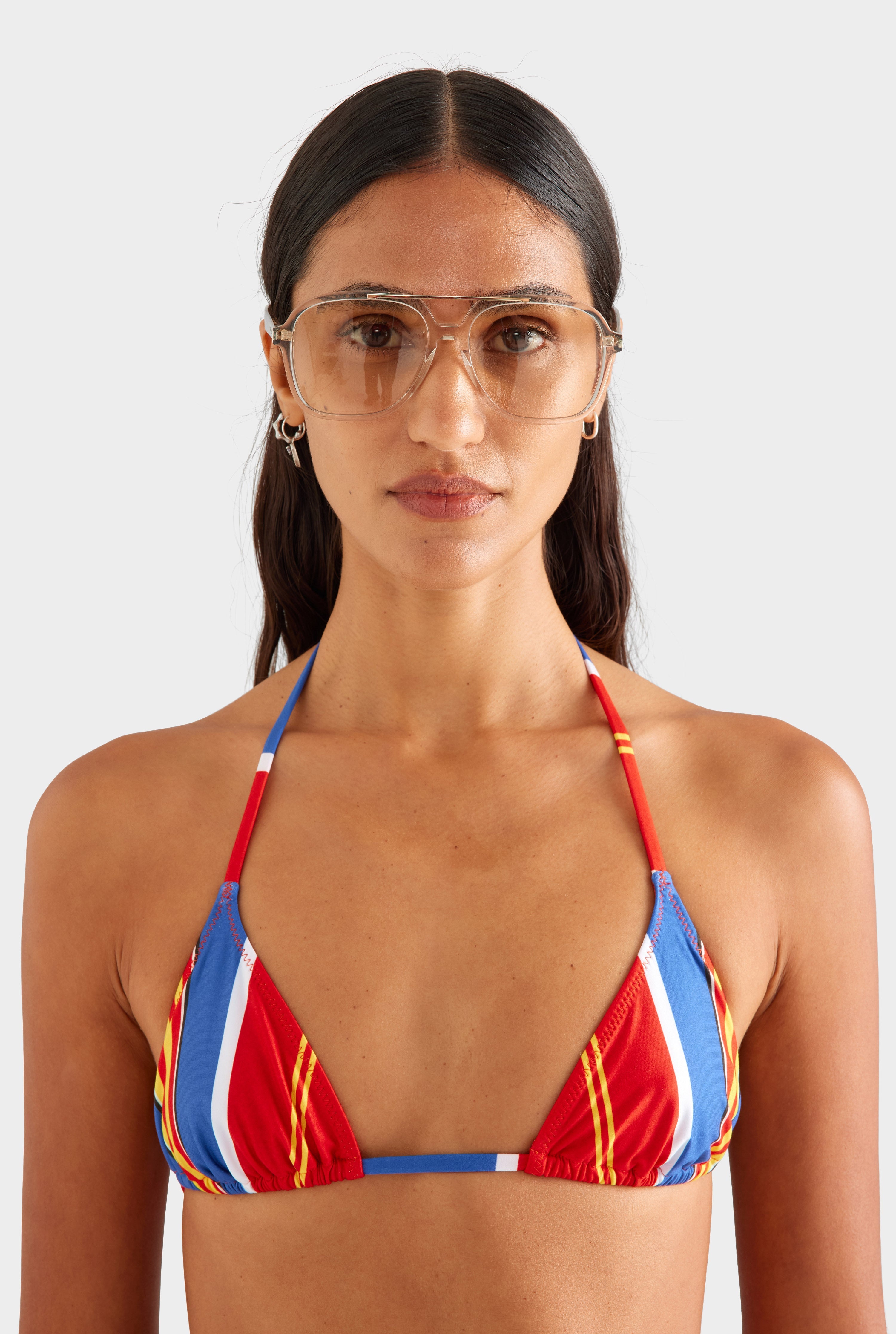 Triangle Bikini - Red/Blue/Yellow Stripe [[AU_MEDIA:gid://shopify/MediaImage/27756812828759]]
