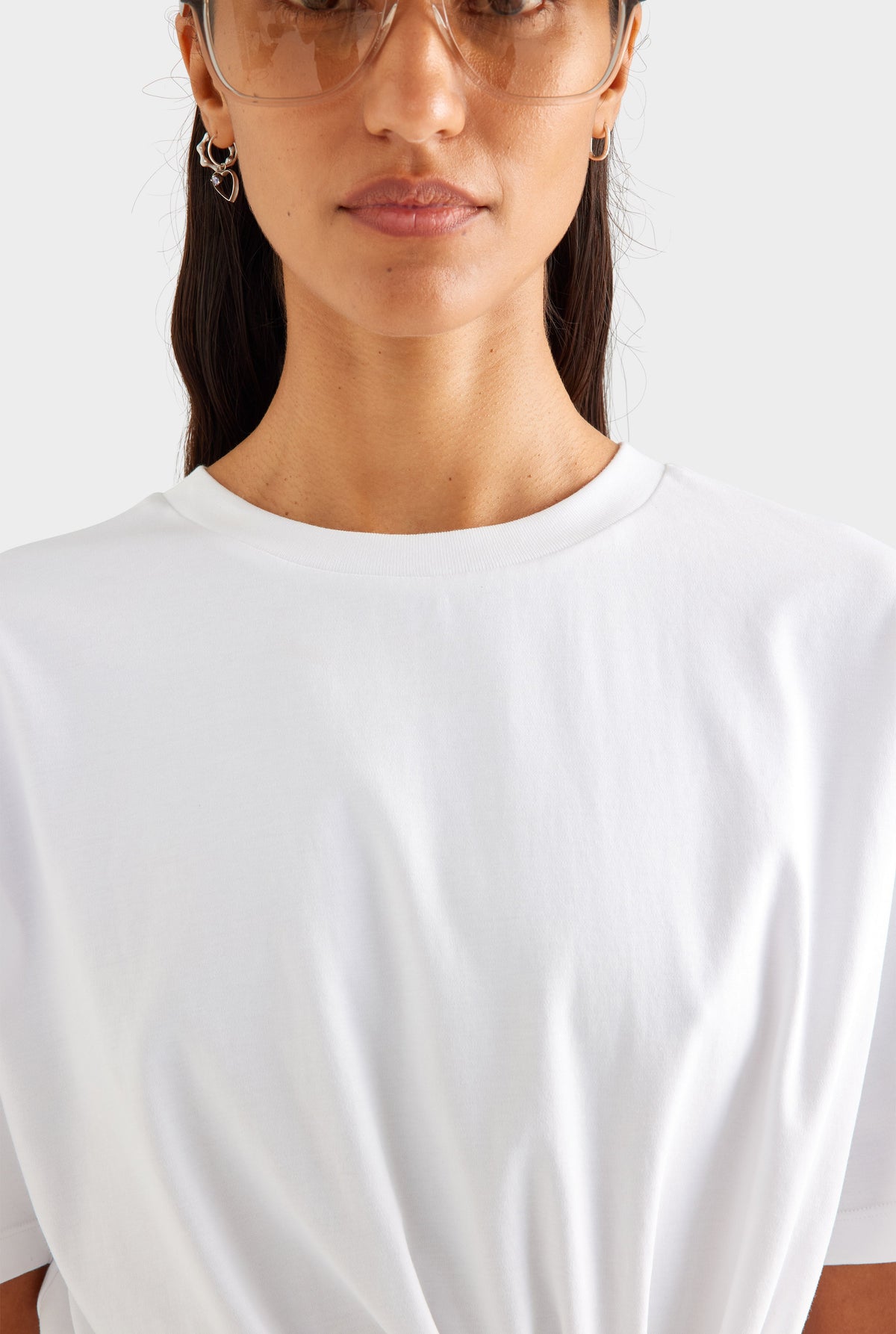 Twisted Cotton Tee - White [[AU_MEDIA:gid://shopify/MediaImage/27756853788759]]