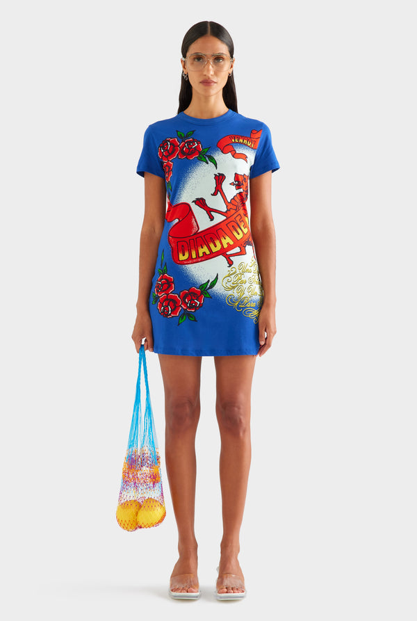 Baby Tee Mini Dress - Diada de Sant Jordi [[AU_MEDIA:gid://shopify/MediaImage/27756884525143]]