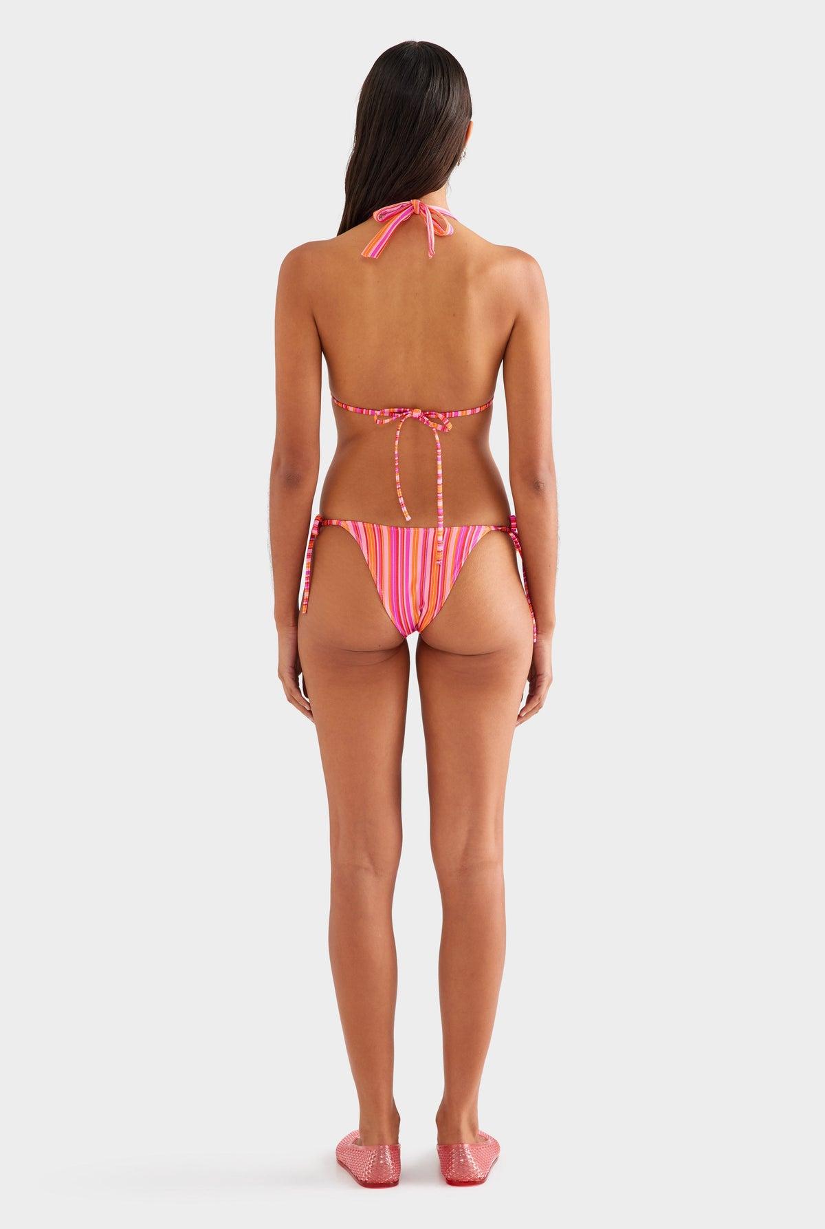 Stripe High Tri - Pink/Orange Stripe [[AU_MEDIA:gid://shopify/MediaImage/27957107195991]]