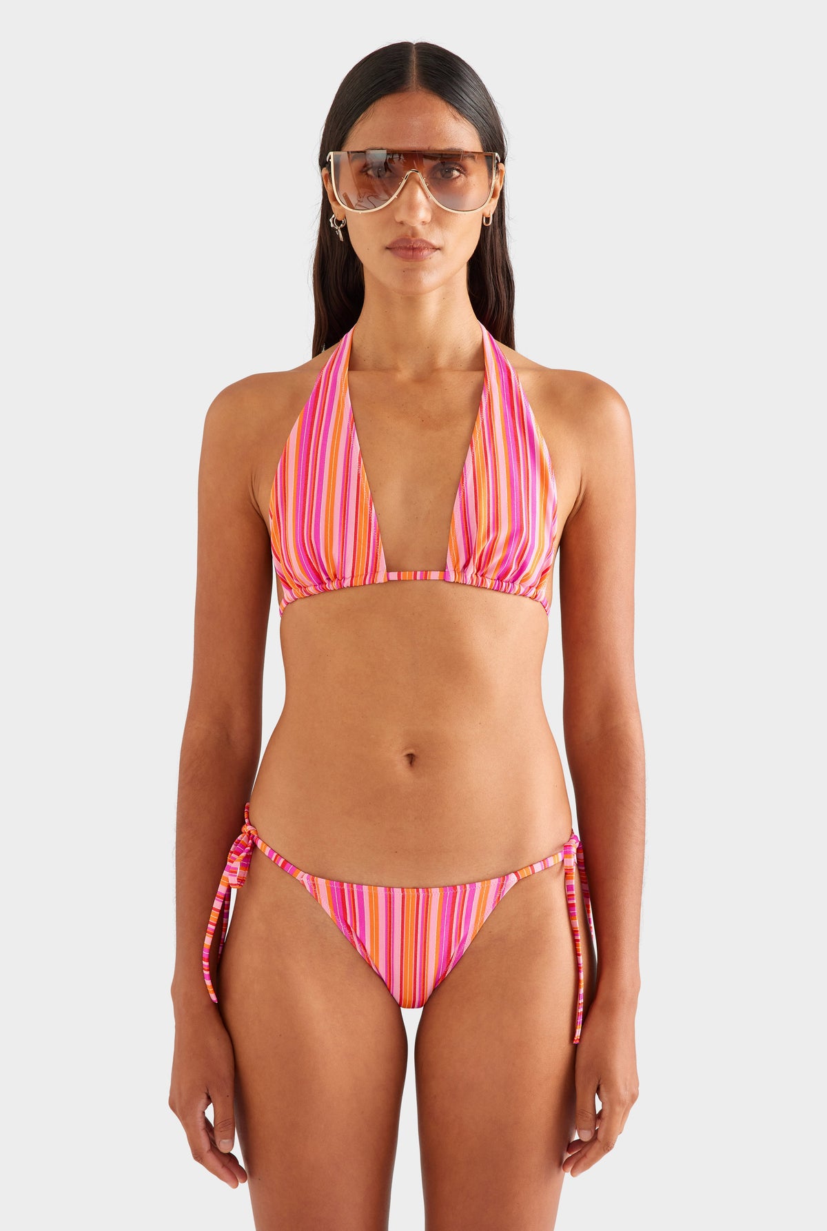 Stripe High Tri - Pink/Orange Stripe [[AU_MEDIA:gid://shopify/MediaImage/27957109129303]]