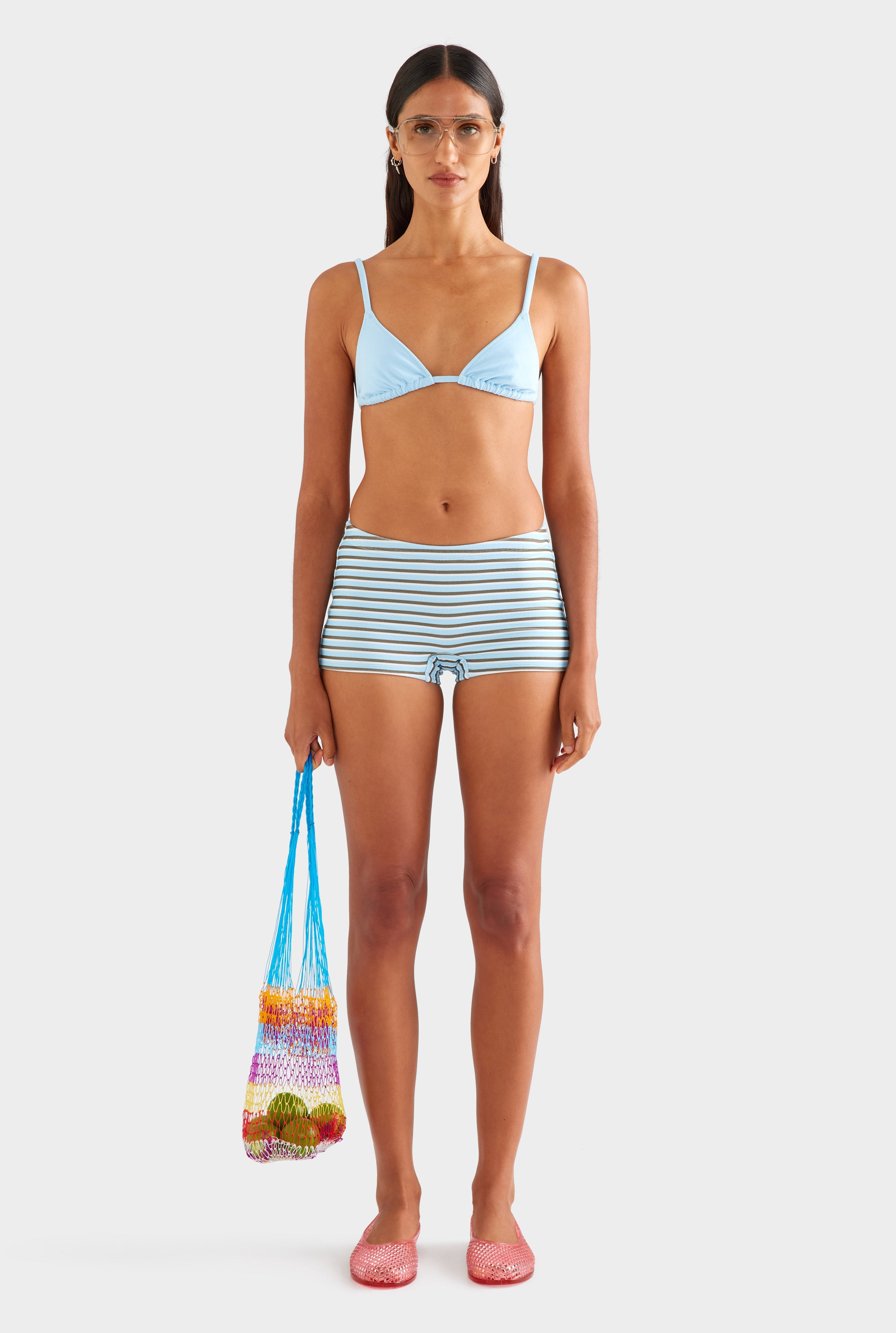 Terry Boy Short - Sky Blue/Olive/White Stripe [[AU_MEDIA:gid://shopify/MediaImage/27956595753047]]
