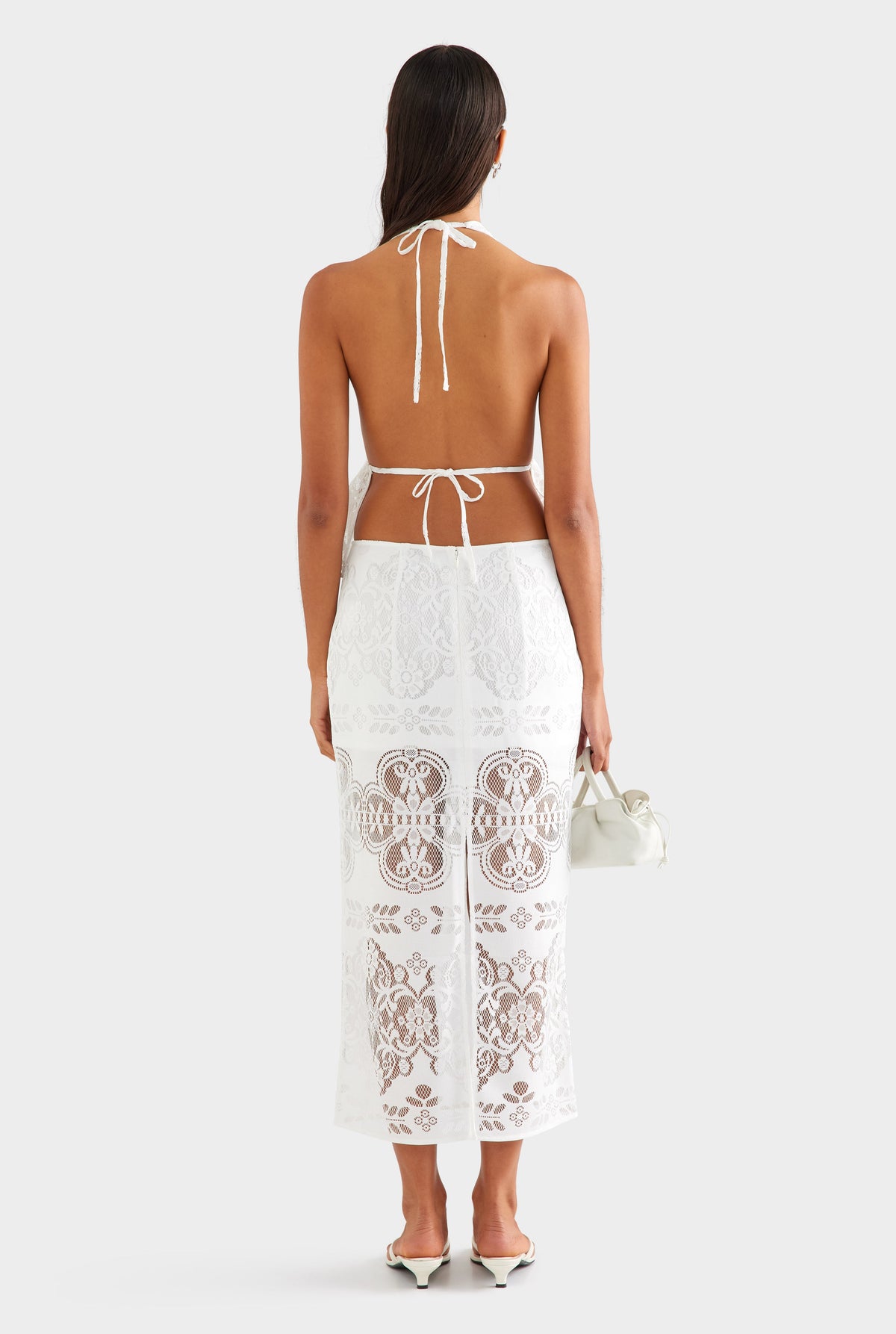 Lace Midi Skirt - Off White [[AU_MEDIA:gid://shopify/MediaImage/27957179252823]]