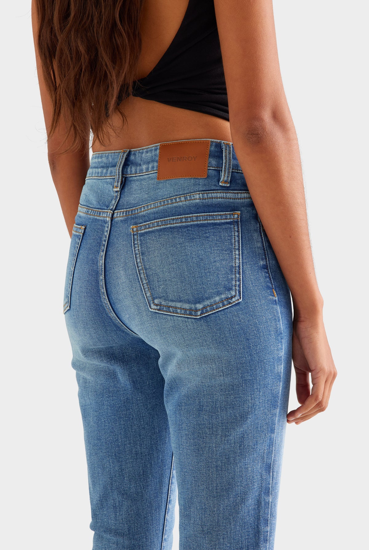 Denim Capri - Vintage Mid Indigo [[AU_MEDIA:gid://shopify/MediaImage/27956989591639]]
