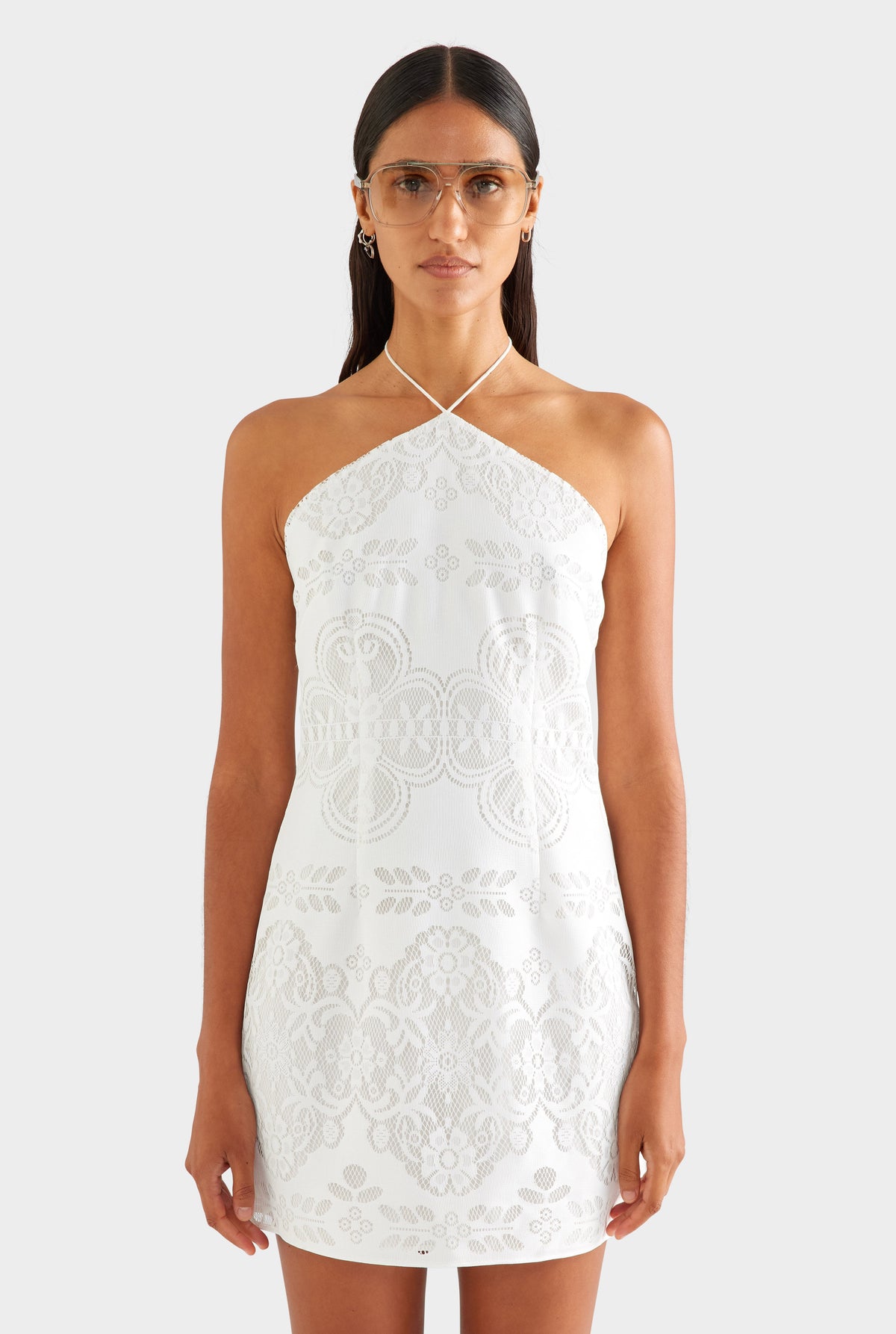 Lace Mini Dress - Off White [[AU_MEDIA:gid://shopify/MediaImage/27957103001687]]