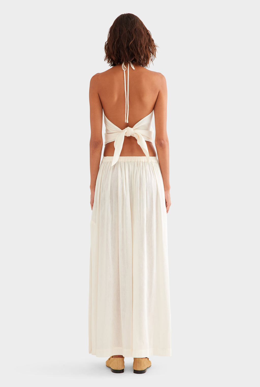 Venroy - Womens Silk Linen Maxi Skirt VENROY US Venroy - Womens Silk Linen Maxi Skirt VENROY US