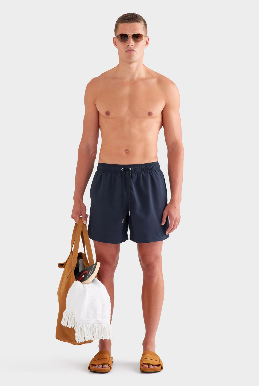 Solid Swim Short - Navy