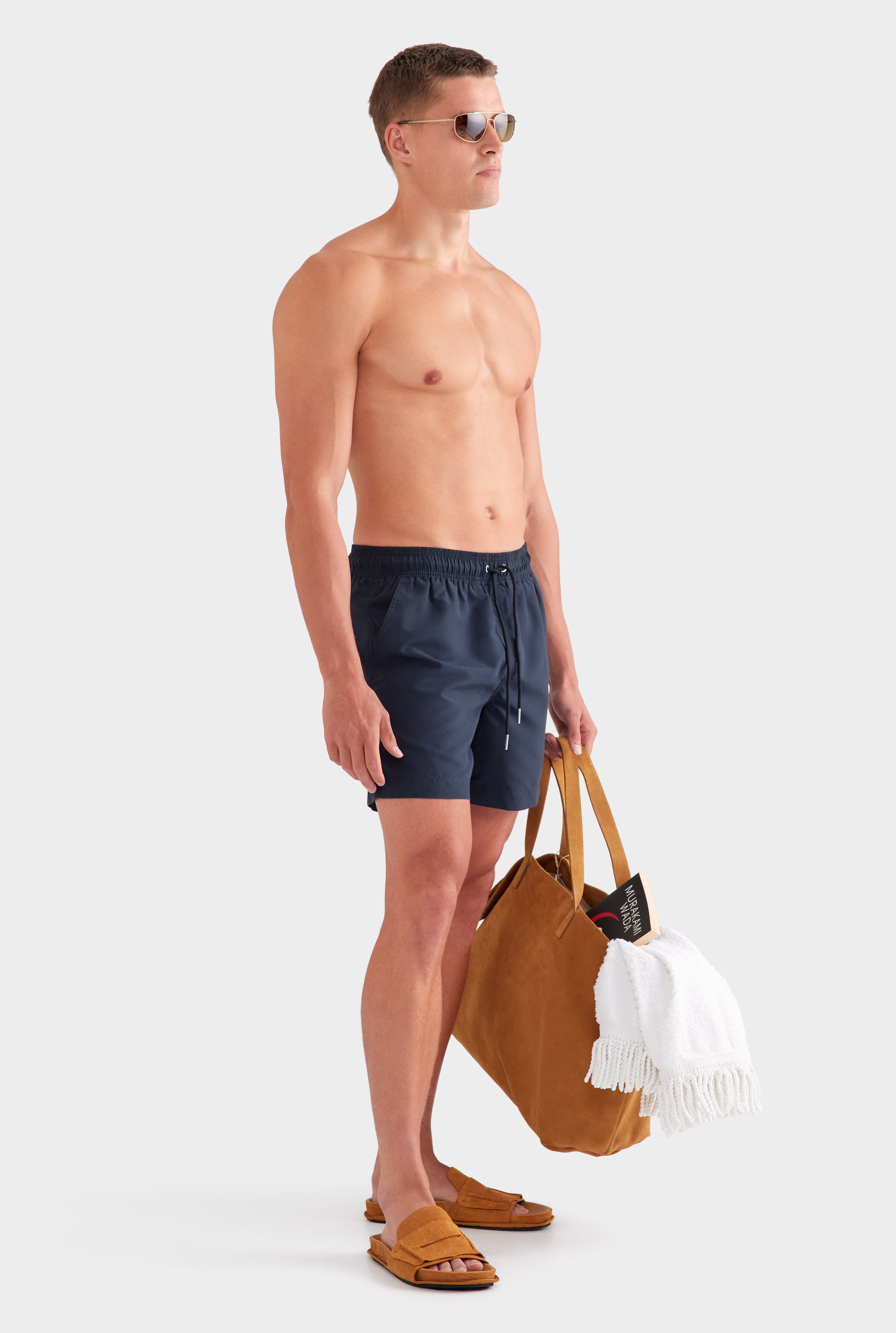 Solid Swim Short - Navy