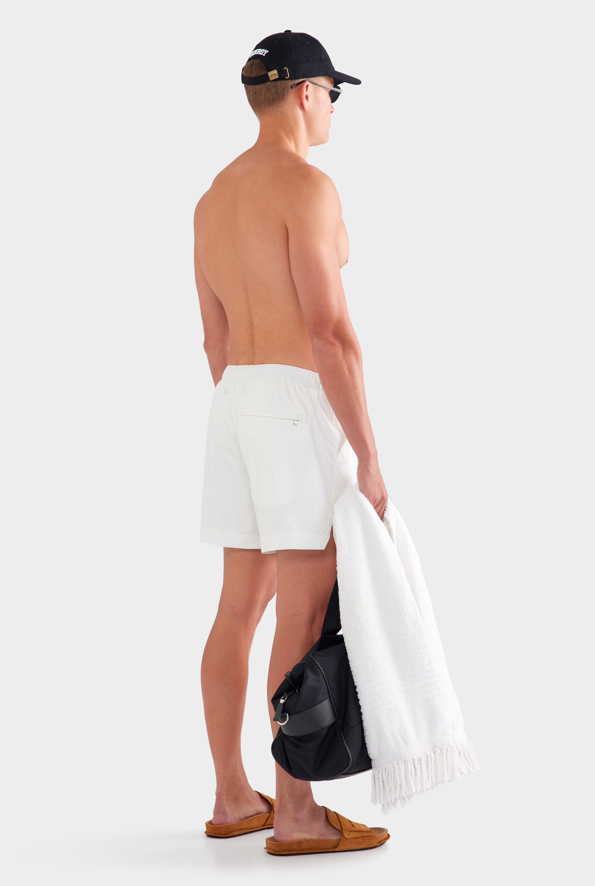 Sports Swim Short - White