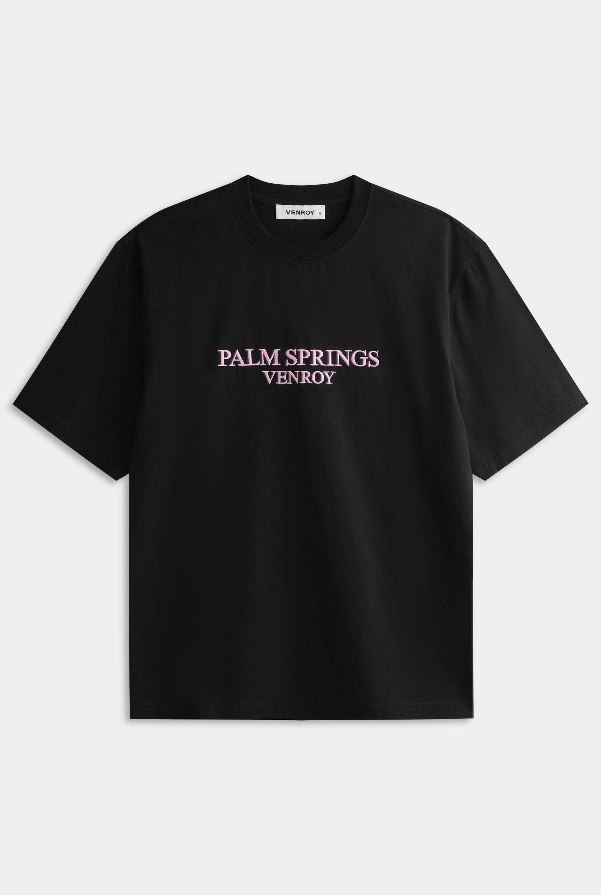 Standard Cotton T Shirt - Black/Pink