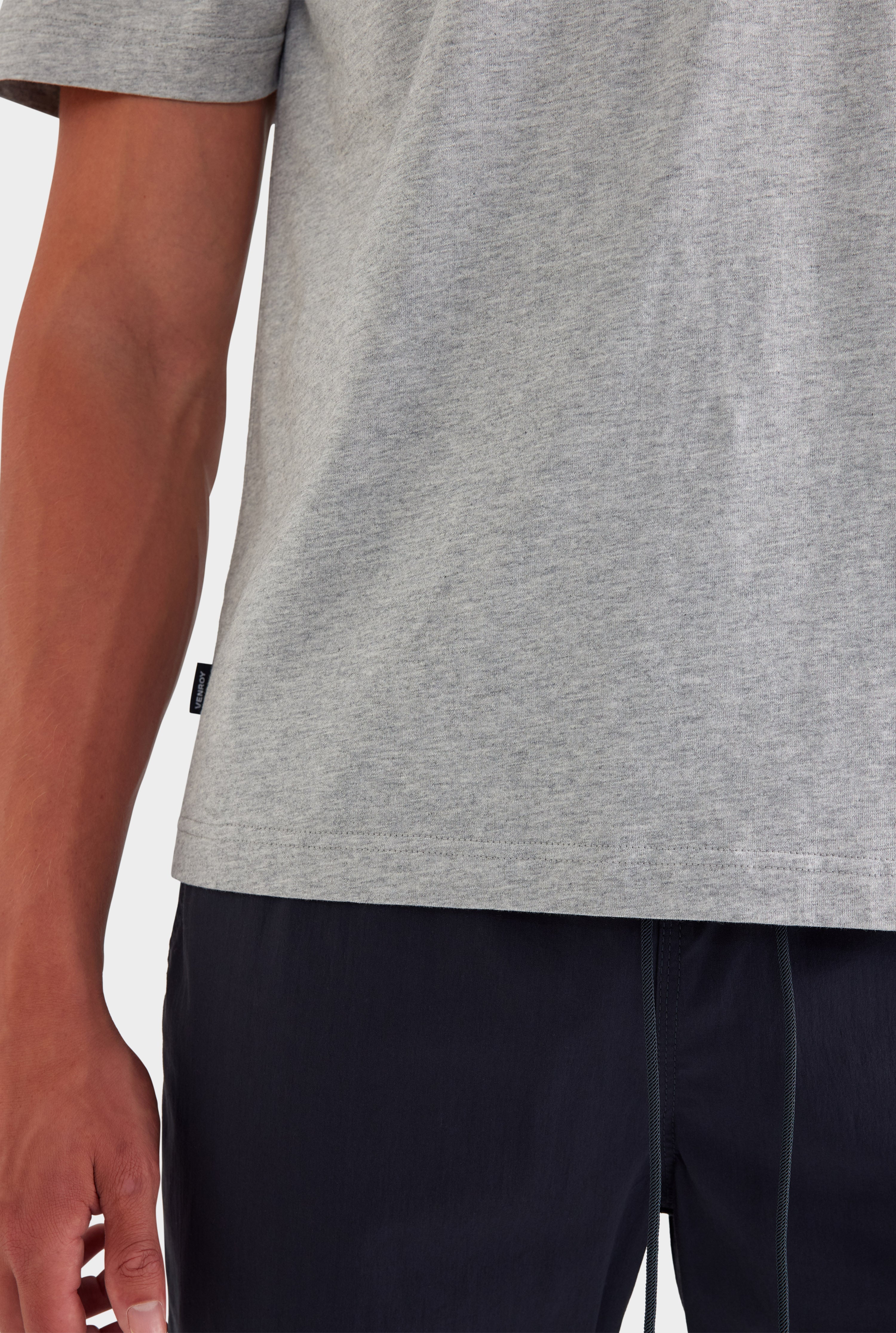 Standard Cotton T Shirt - Grey Marl