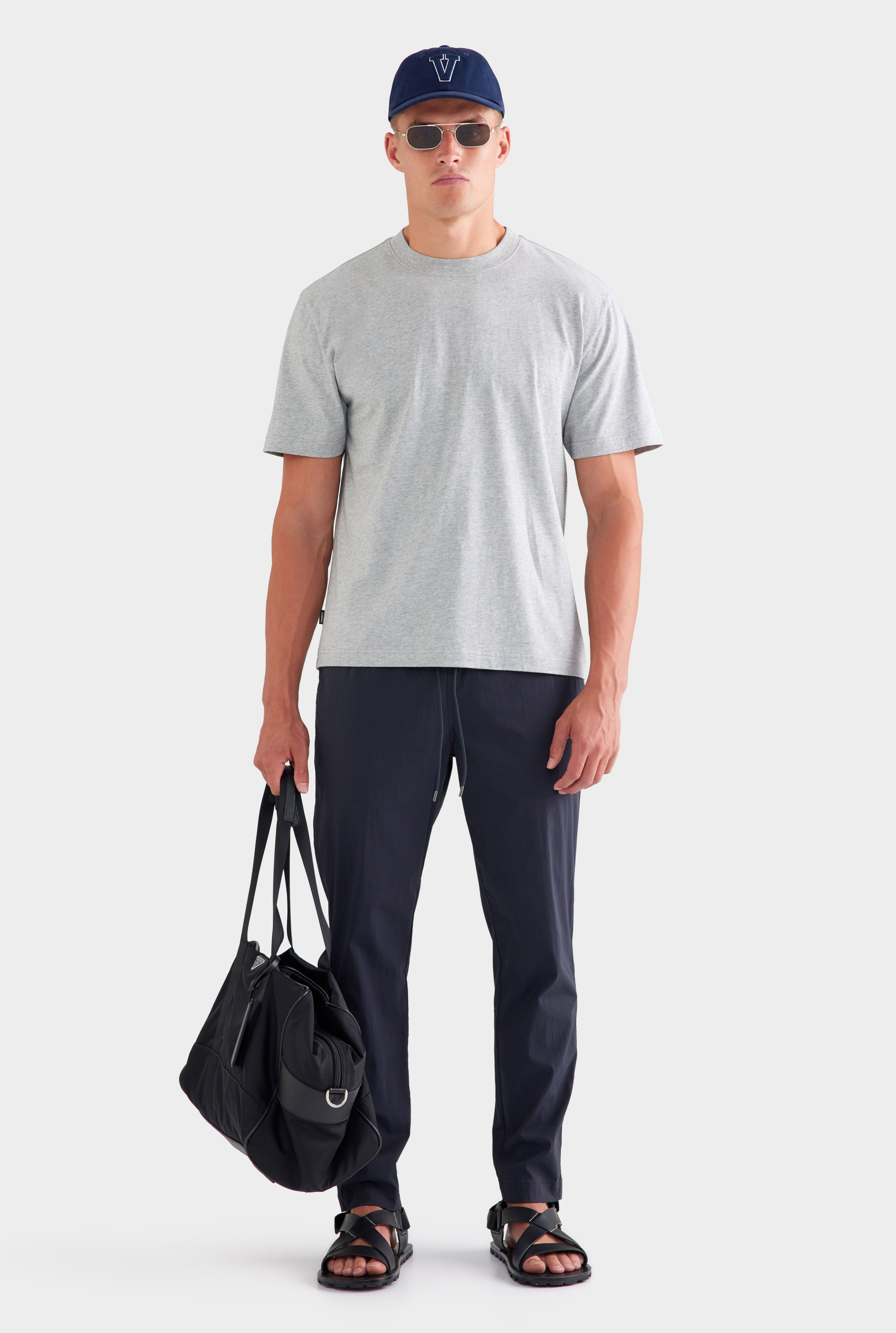 Standard Cotton T Shirt - Grey Marl