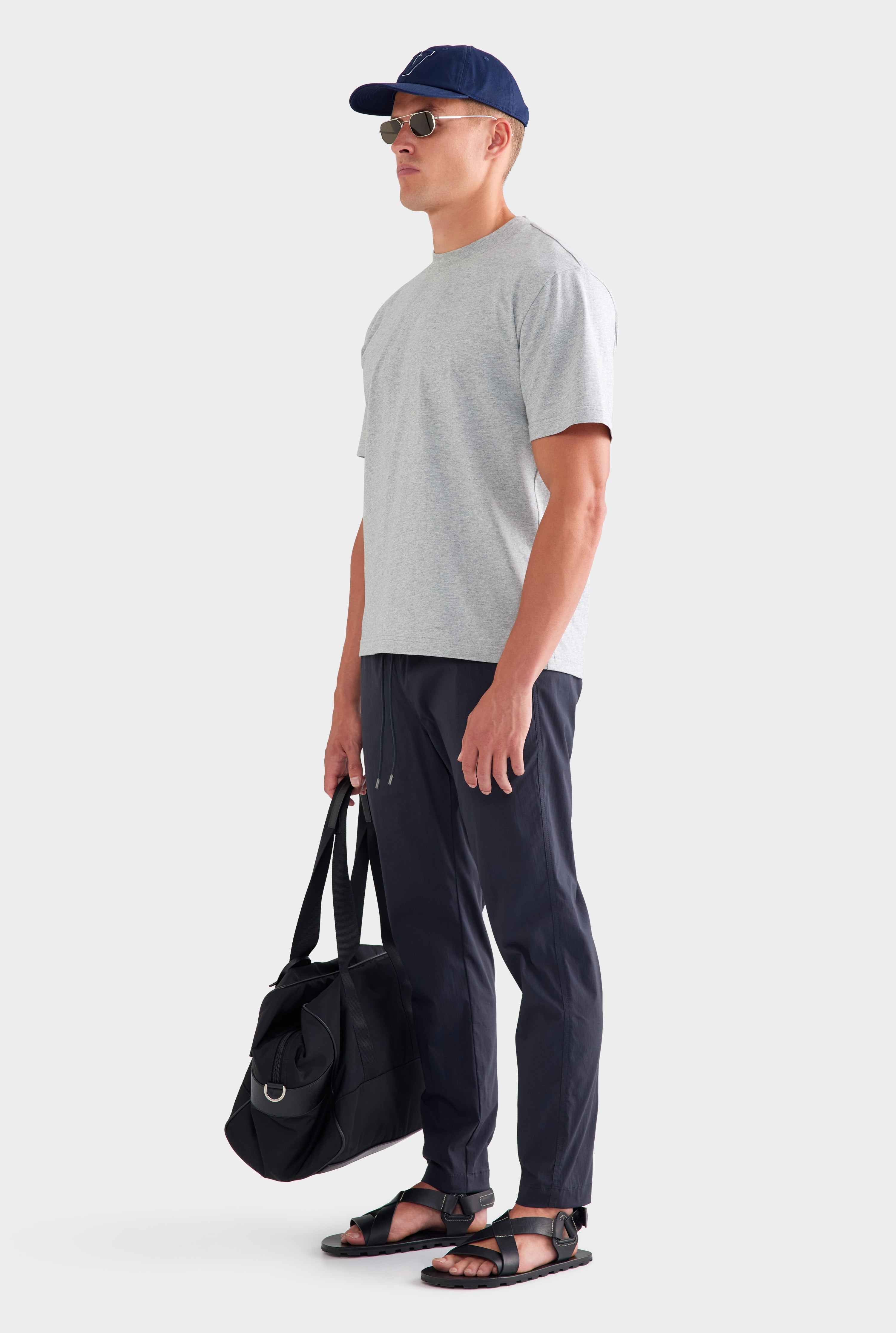 Standard Cotton T Shirt - Grey Marl